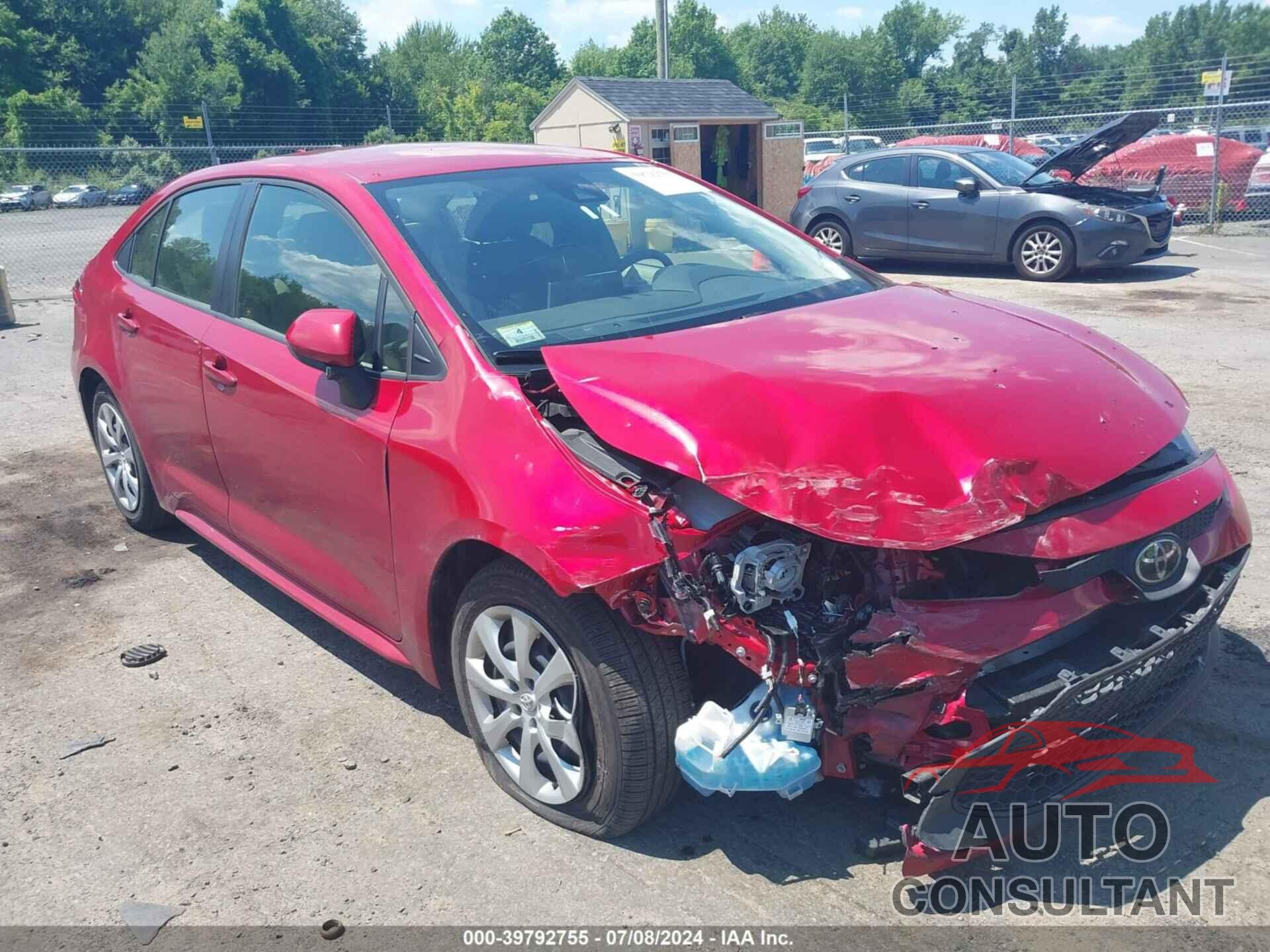 TOYOTA COROLLA 2020 - JTDEPRAE1LJ030574
