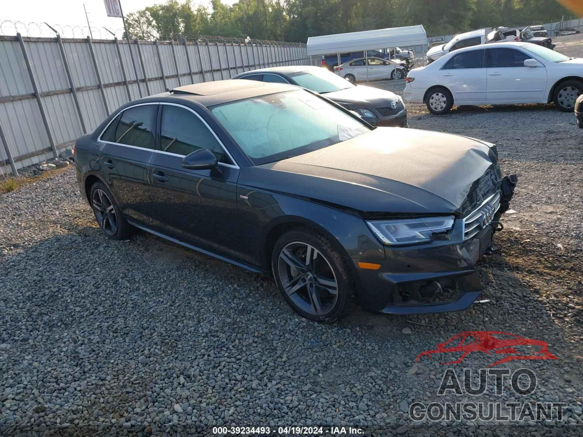 AUDI A4 2018 - WAUENAF41JA095331