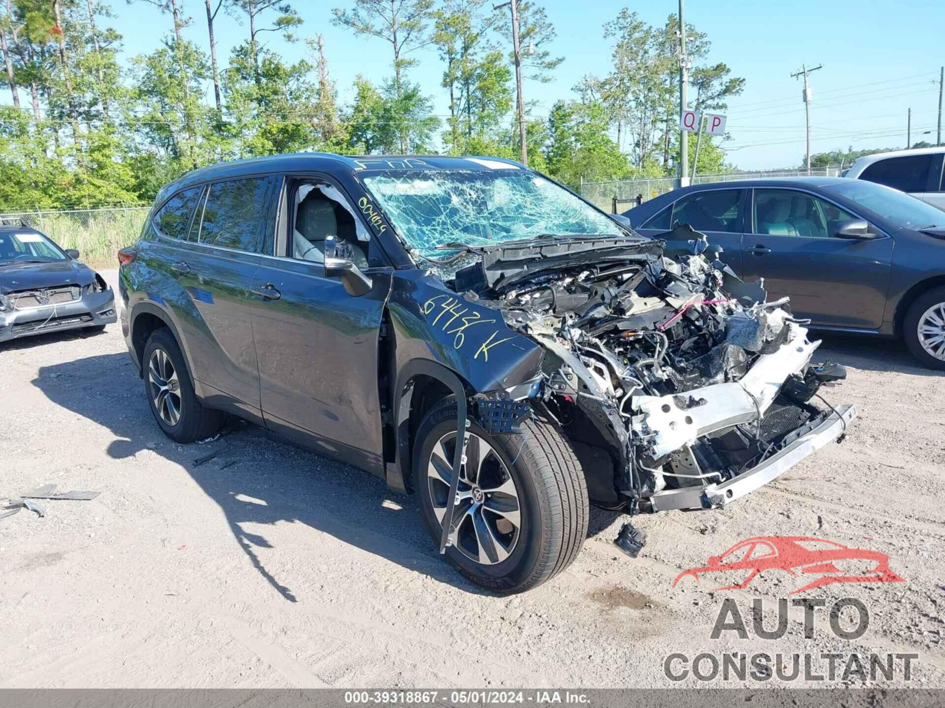 TOYOTA HIGHLANDER 2020 - 5TDGZRAH6LS004424