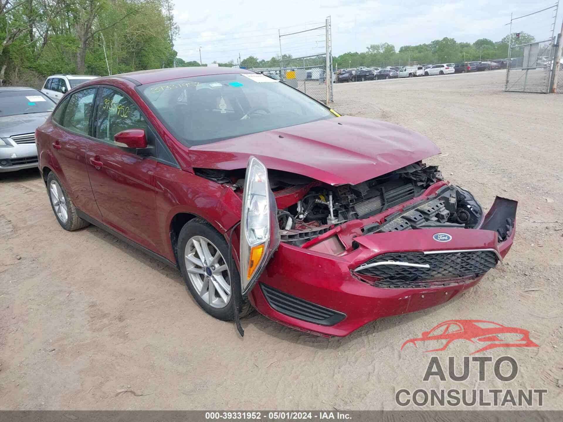 FORD FOCUS 2017 - 1FADP3F24HL274941