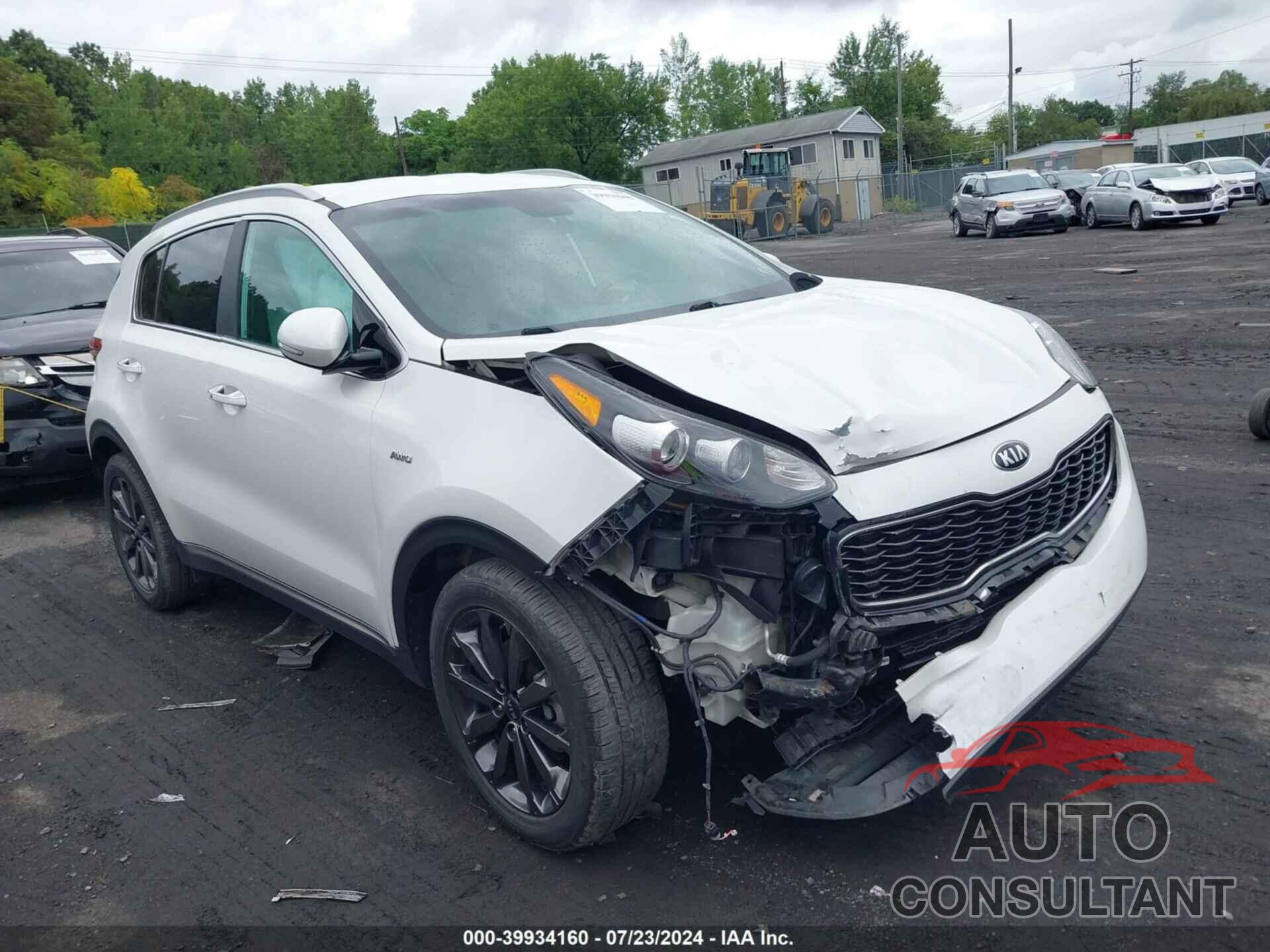 KIA SPORTAGE 2018 - KNDPNCAC5J7398891