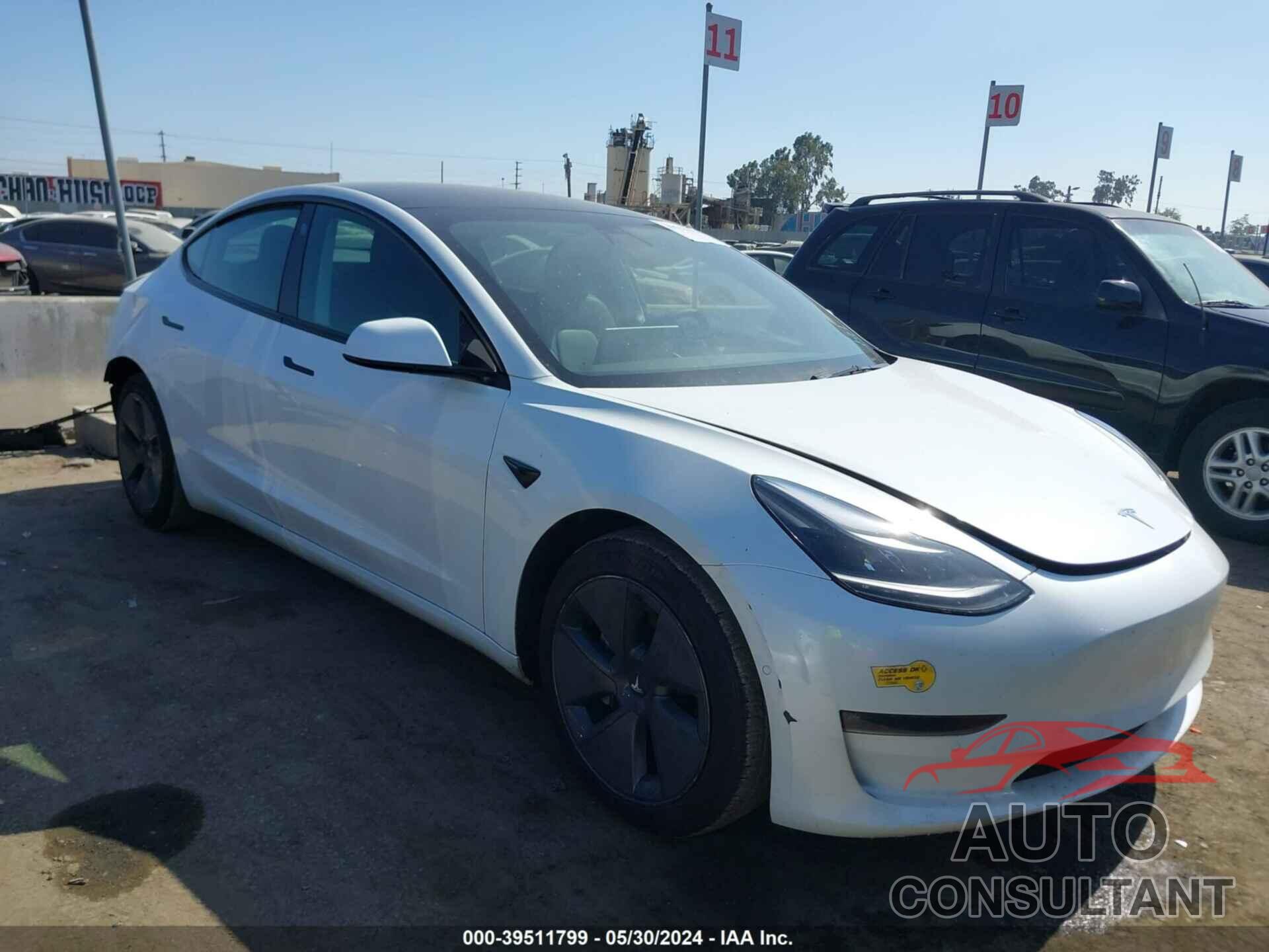 TESLA MODEL 3 2022 - 5YJ3E1EB4NF158056