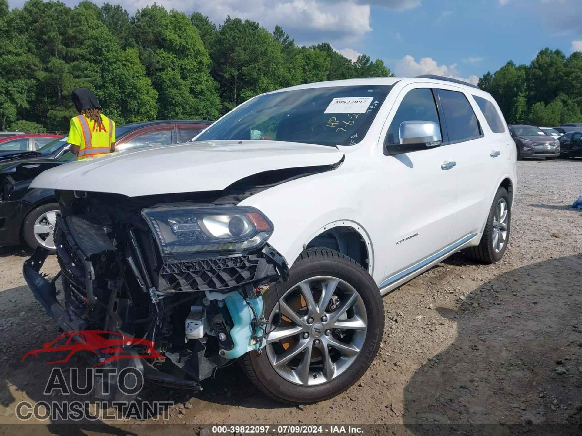 DODGE DURANGO 2019 - 1C4RDHEG0KC603127