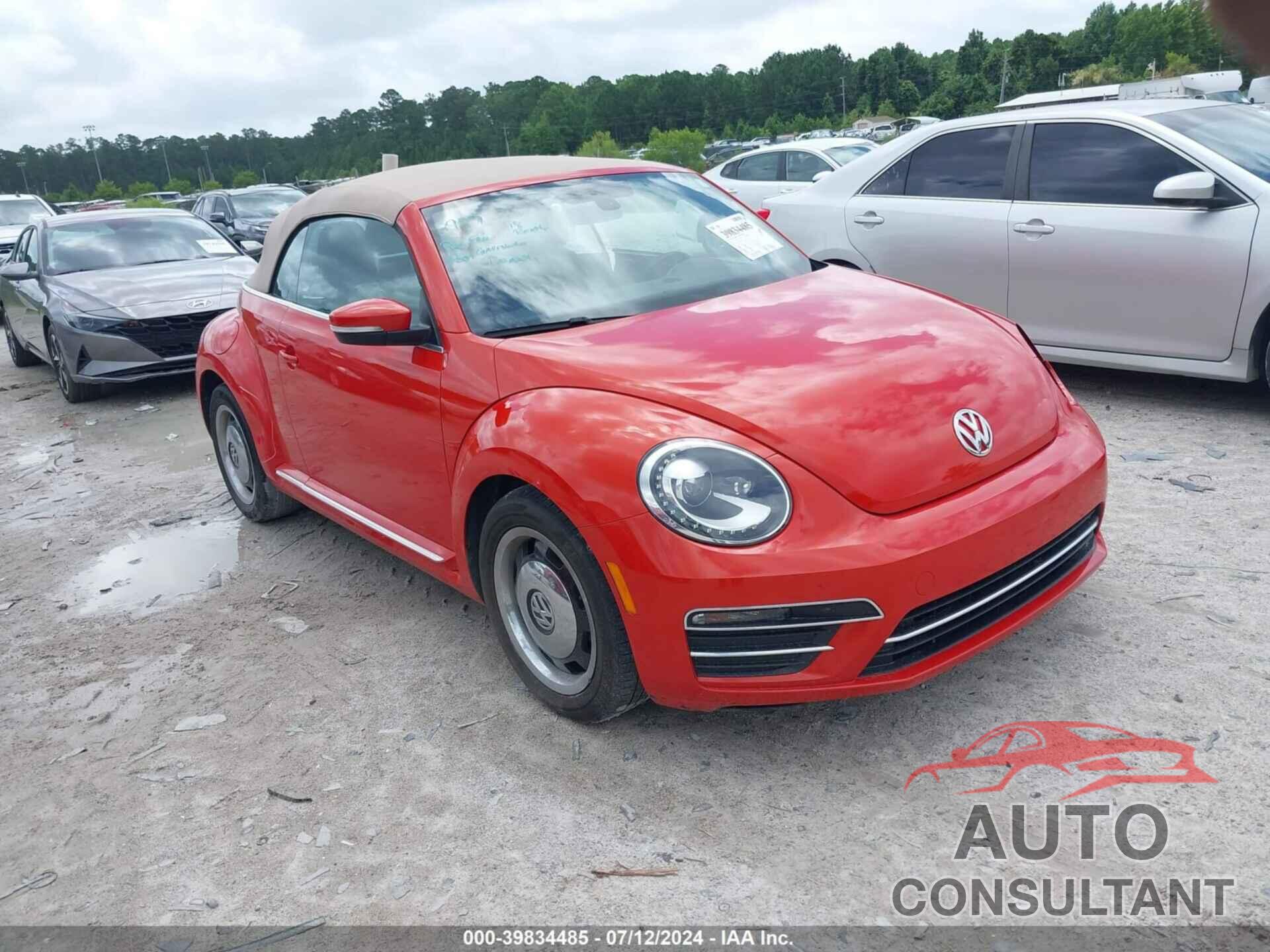 VOLKSWAGEN BEETLE 2018 - 3VW5DAATXJM505967