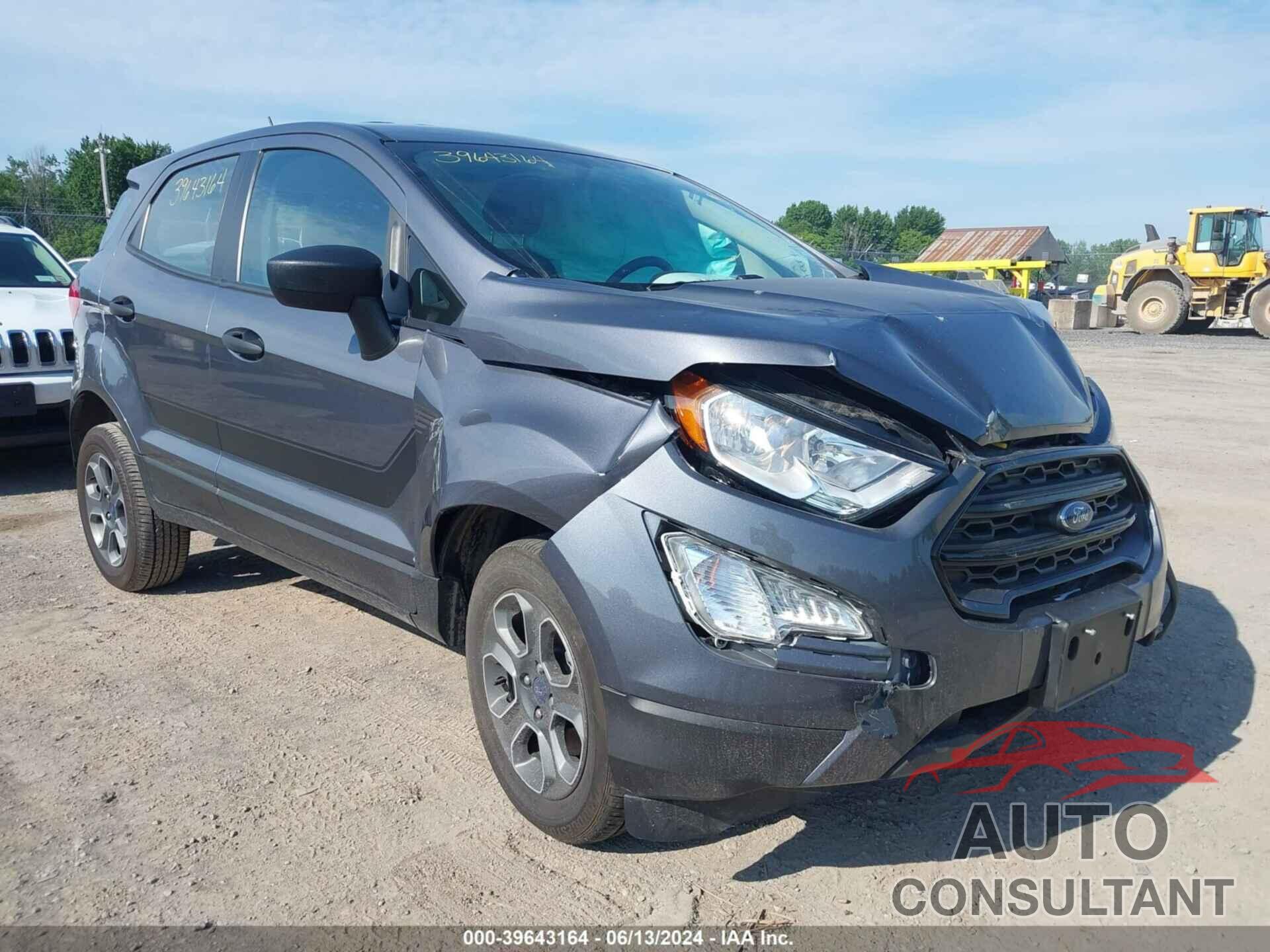 FORD ECOSPORT 2022 - MAJ6S3FL4NC457056