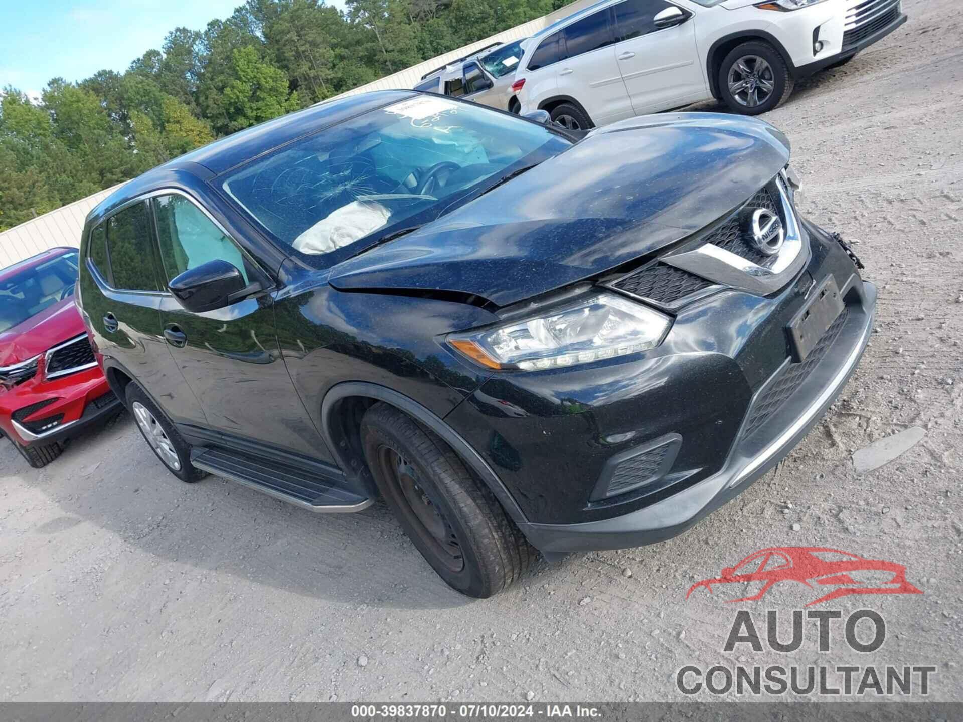 NISSAN ROGUE 2016 - KNMAT2MV2GP675198