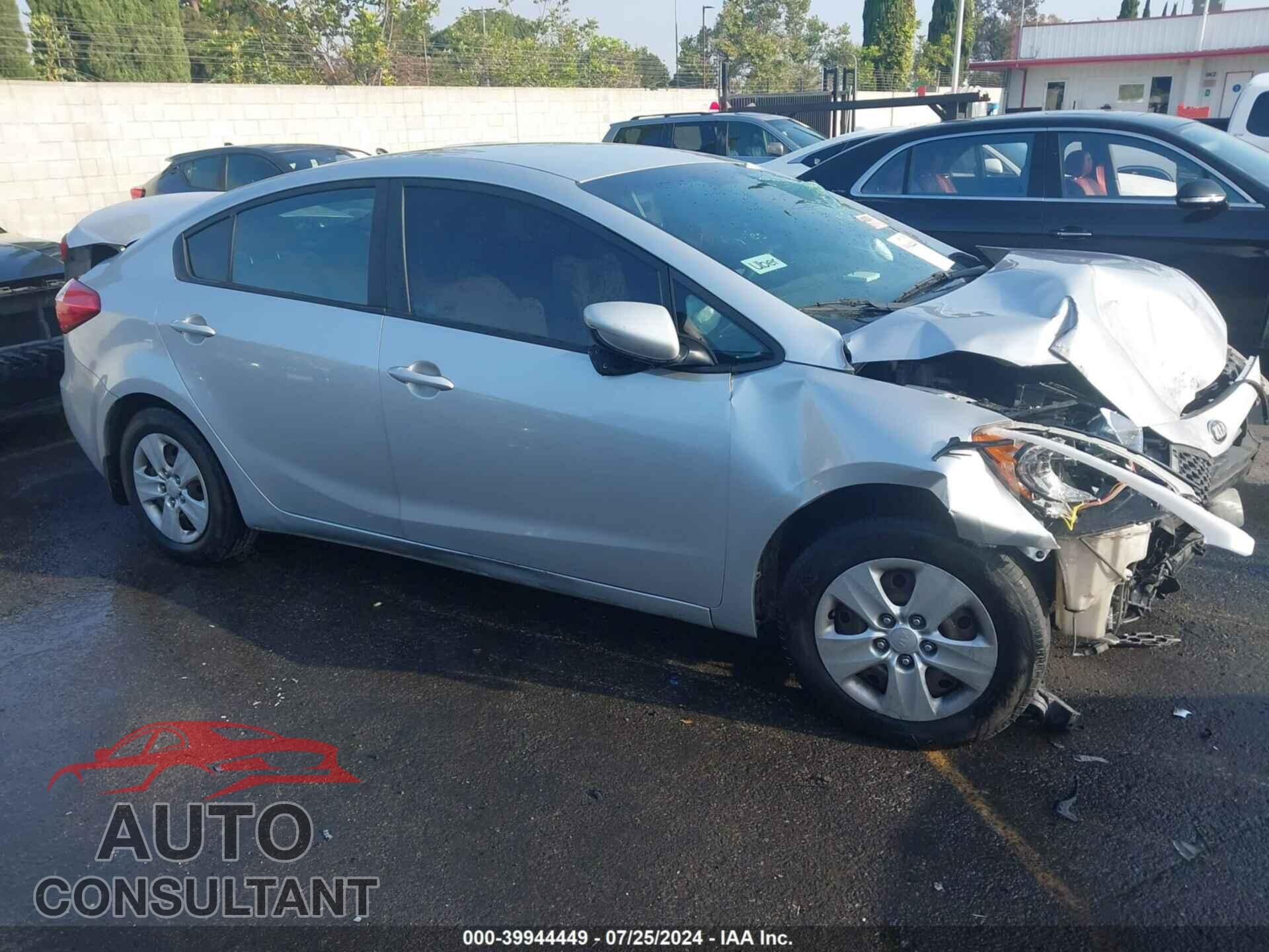 KIA FORTE 2016 - KNAFK4A66G5543376