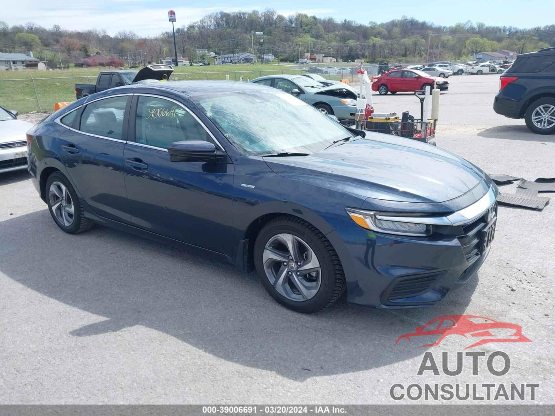 HONDA INSIGHT 2019 - 19XZE4F5XKE004439