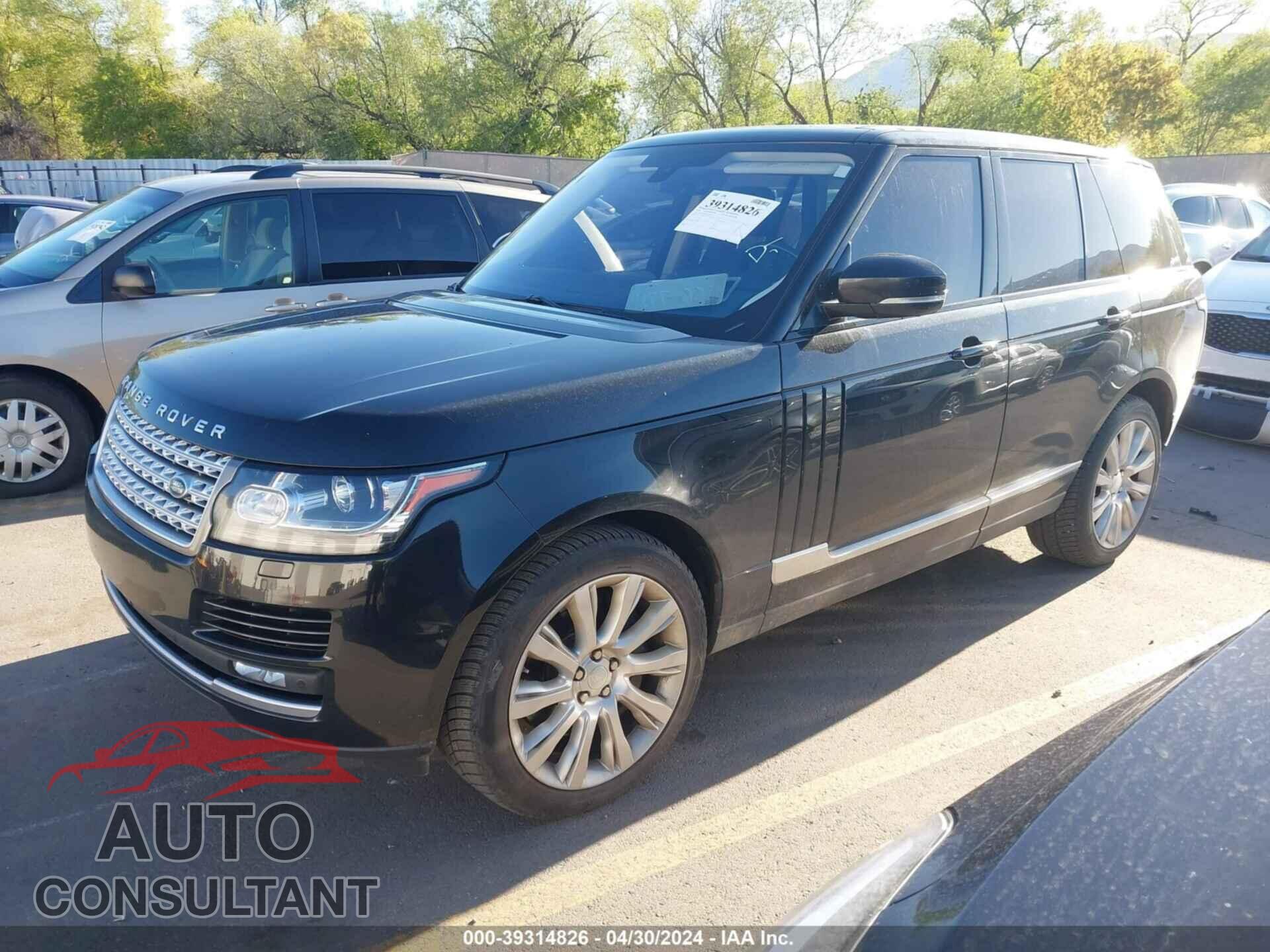 LAND ROVER RANGE ROVER 2016 - SALGS2EF9GA307066