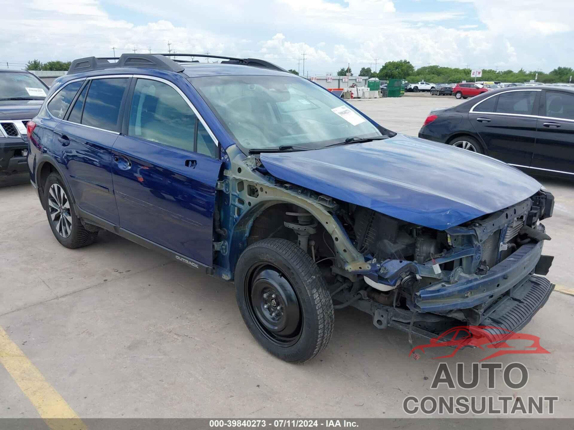 SUBARU OUTBACK 2016 - 4S4BSENCXG3244617
