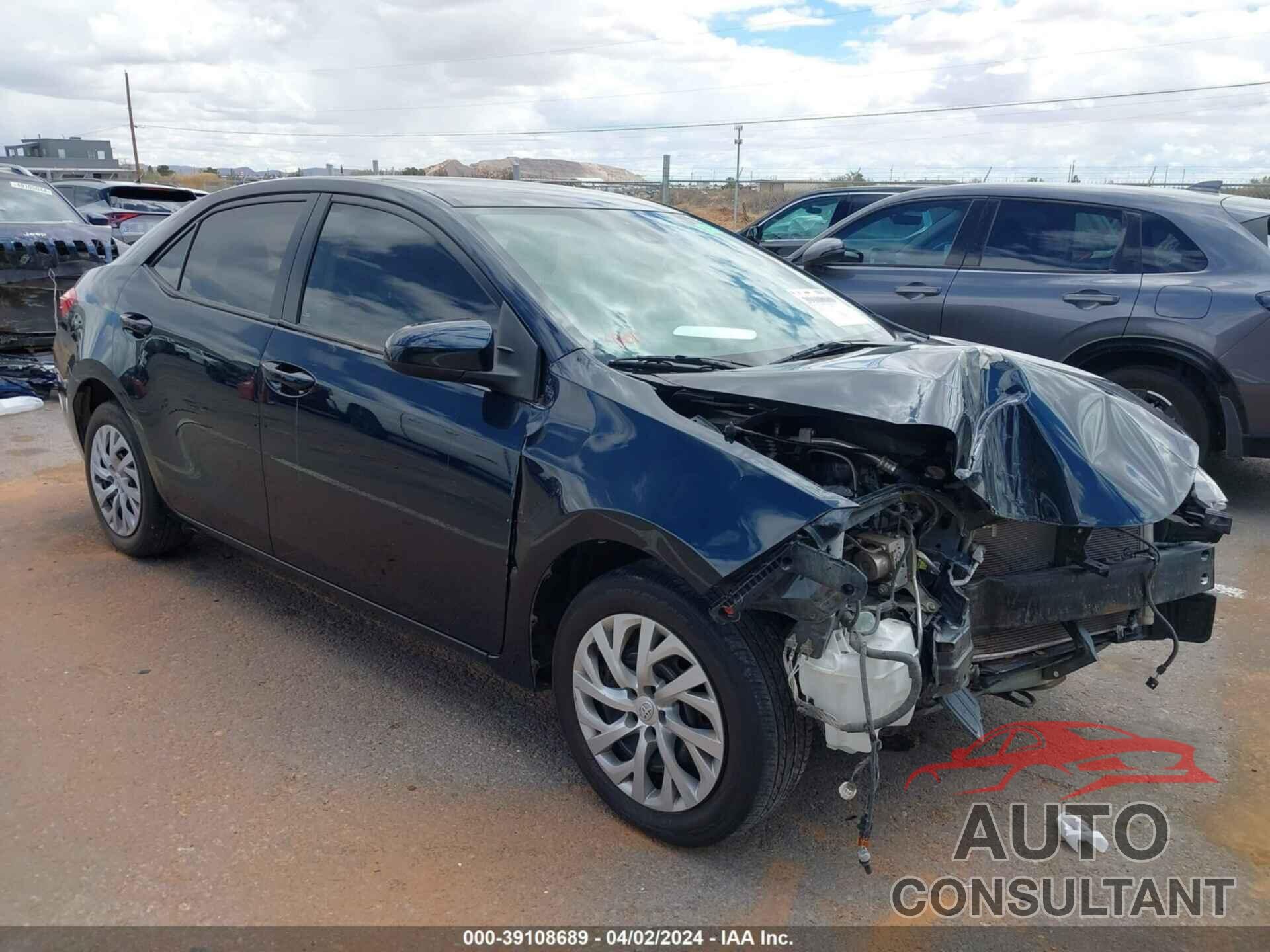 TOYOTA COROLLA 2018 - 2T1BURHE9JC991241