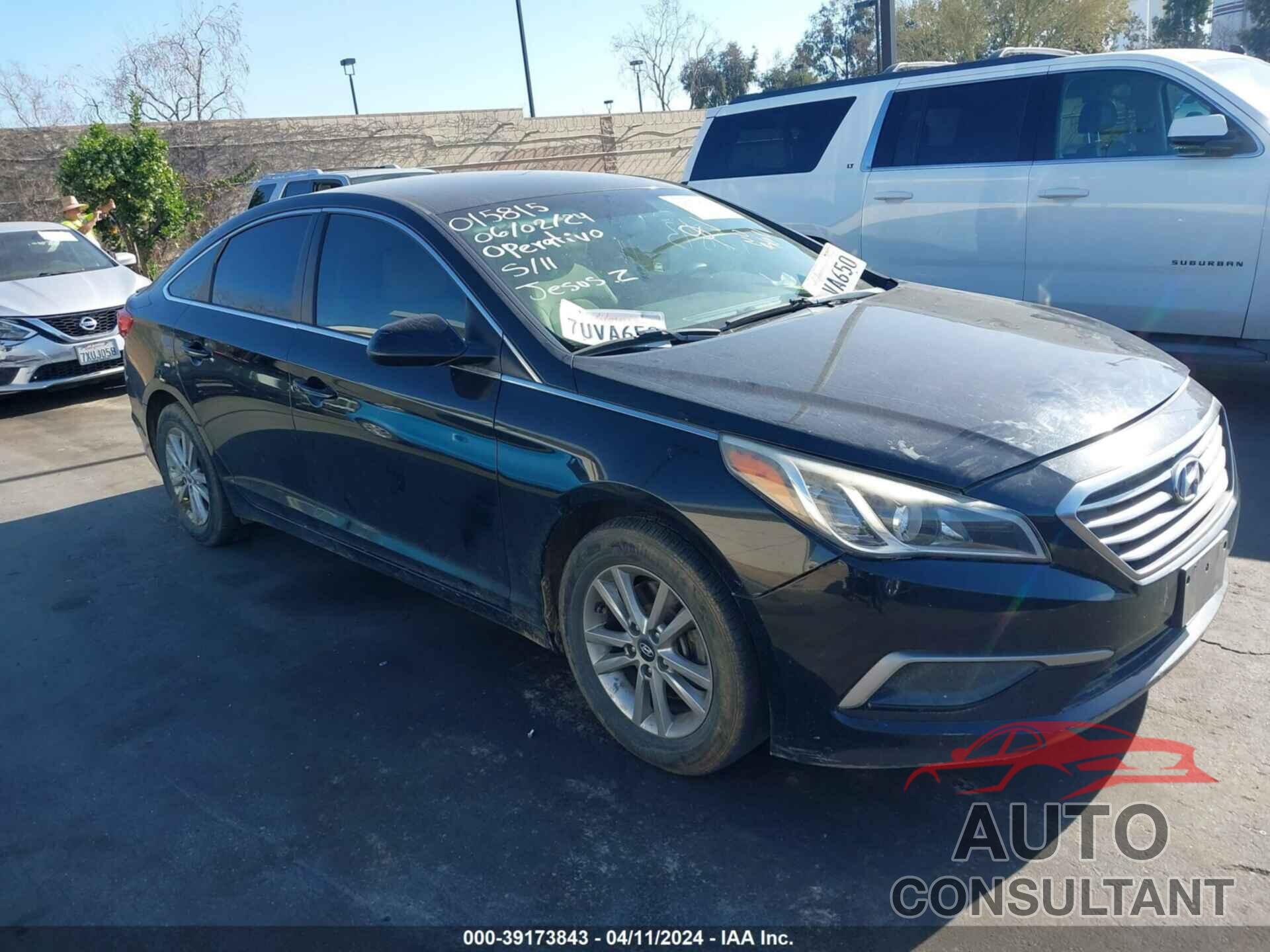 HYUNDAI SONATA 2017 - 5NPE24AF8HH595401