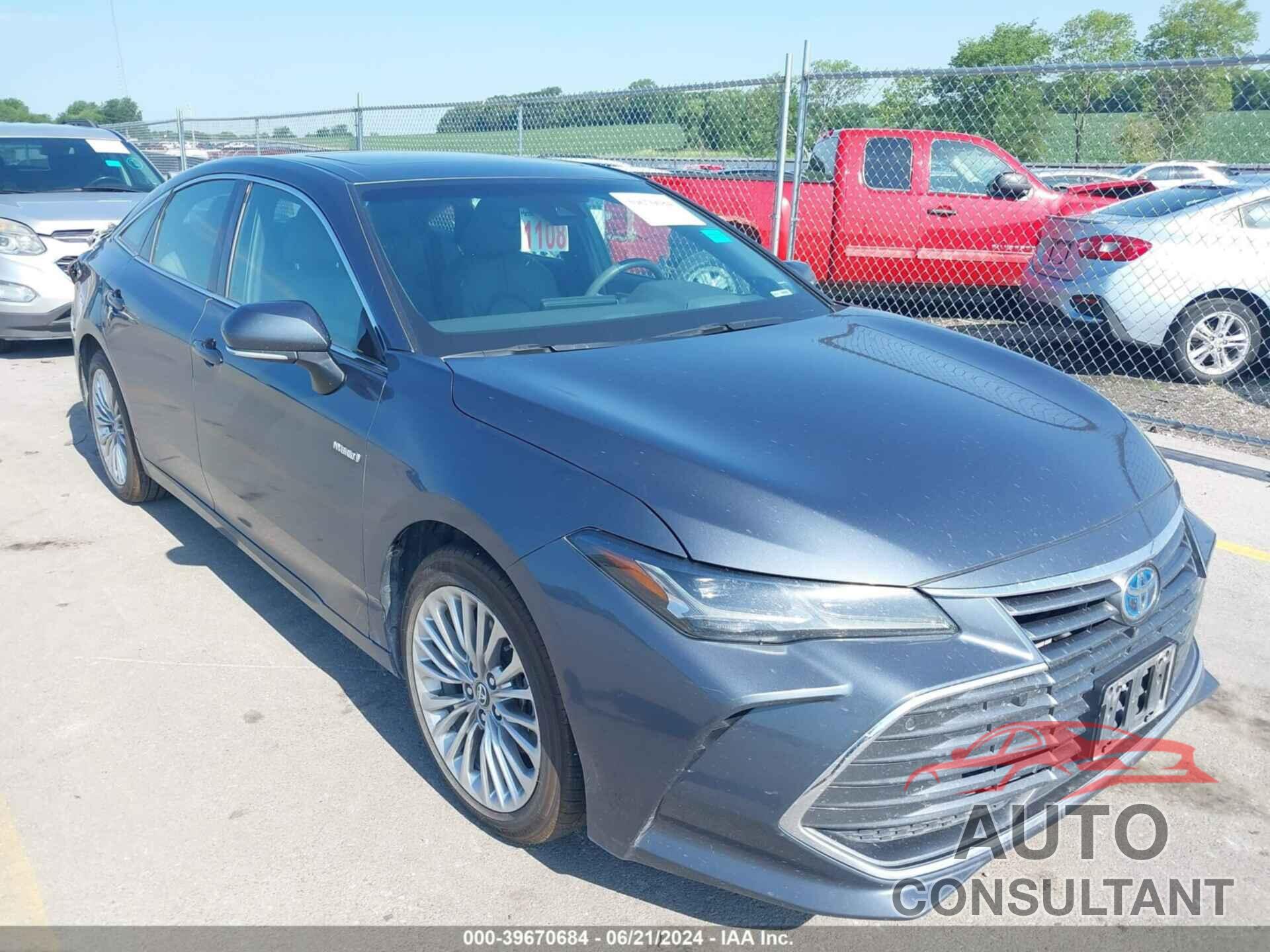 TOYOTA AVALON HYBRID 2019 - 4T1B21FB1KU003658