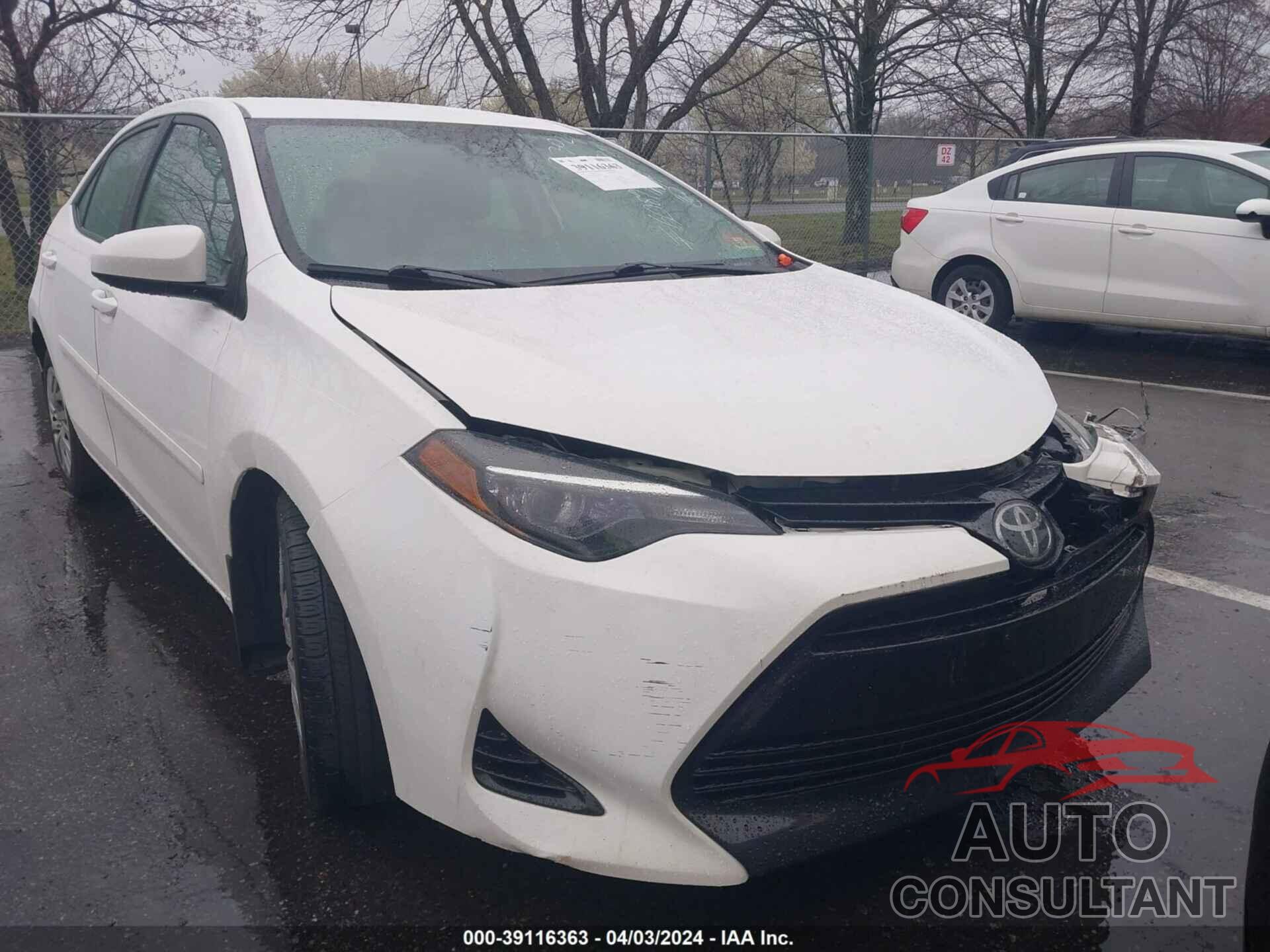 TOYOTA COROLLA 2018 - 2T1BURHE7JC967407