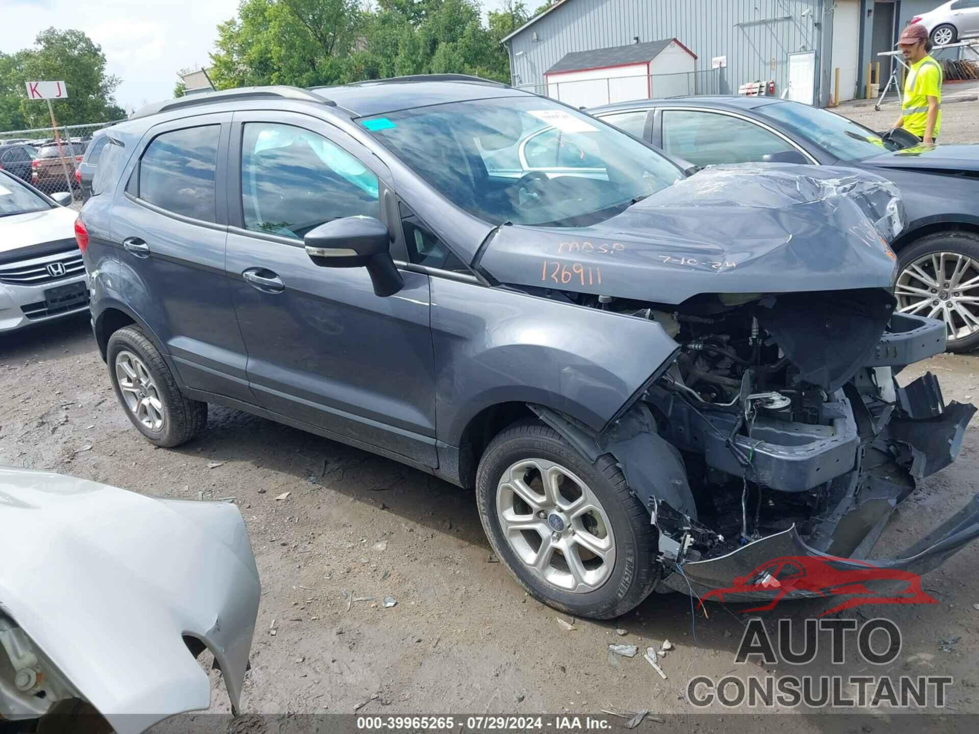 FORD ECOSPORT 2020 - MAJ6S3GL3LC368770