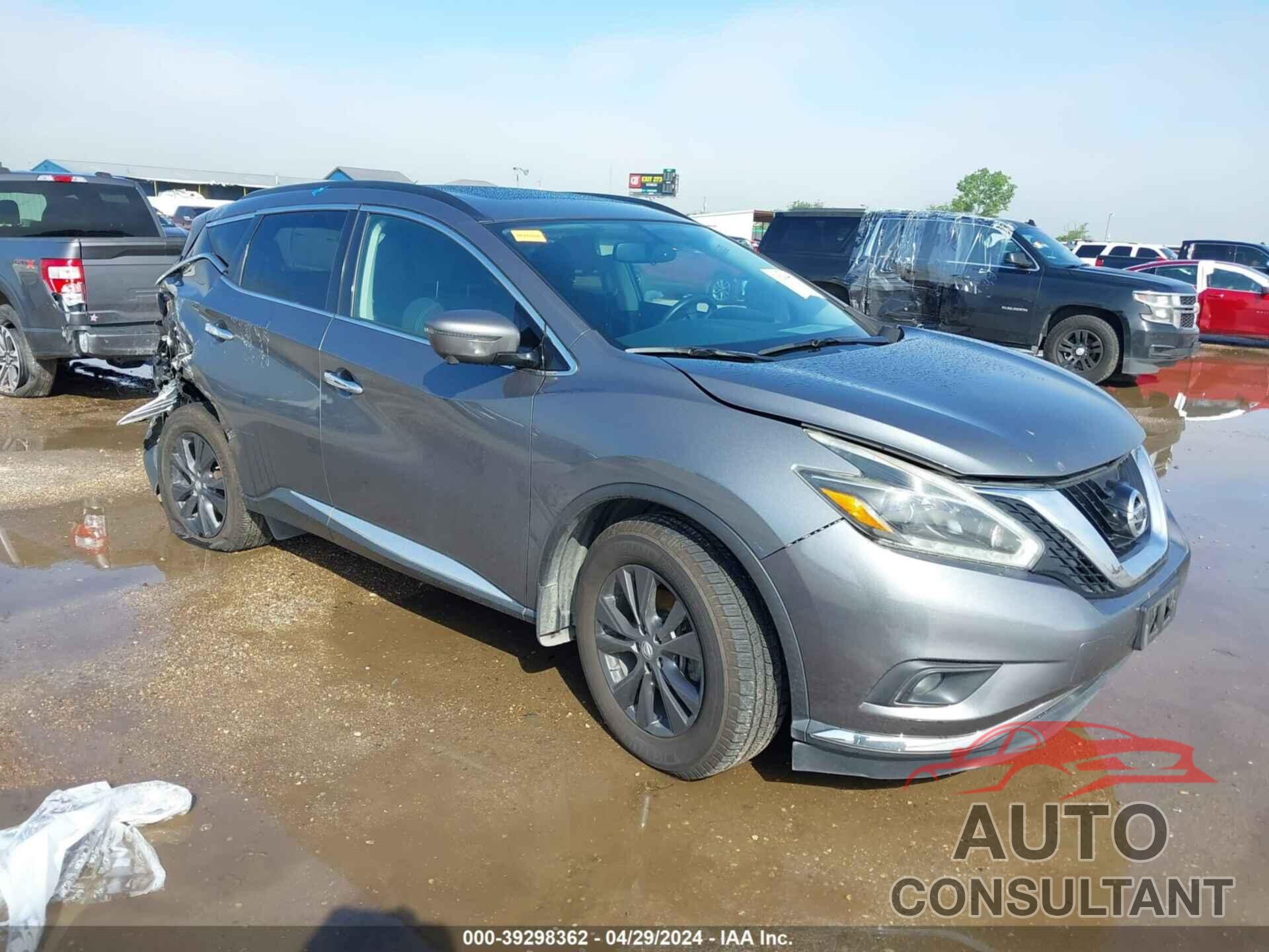 NISSAN MURANO 2018 - 5N1AZ2MH6JN171745