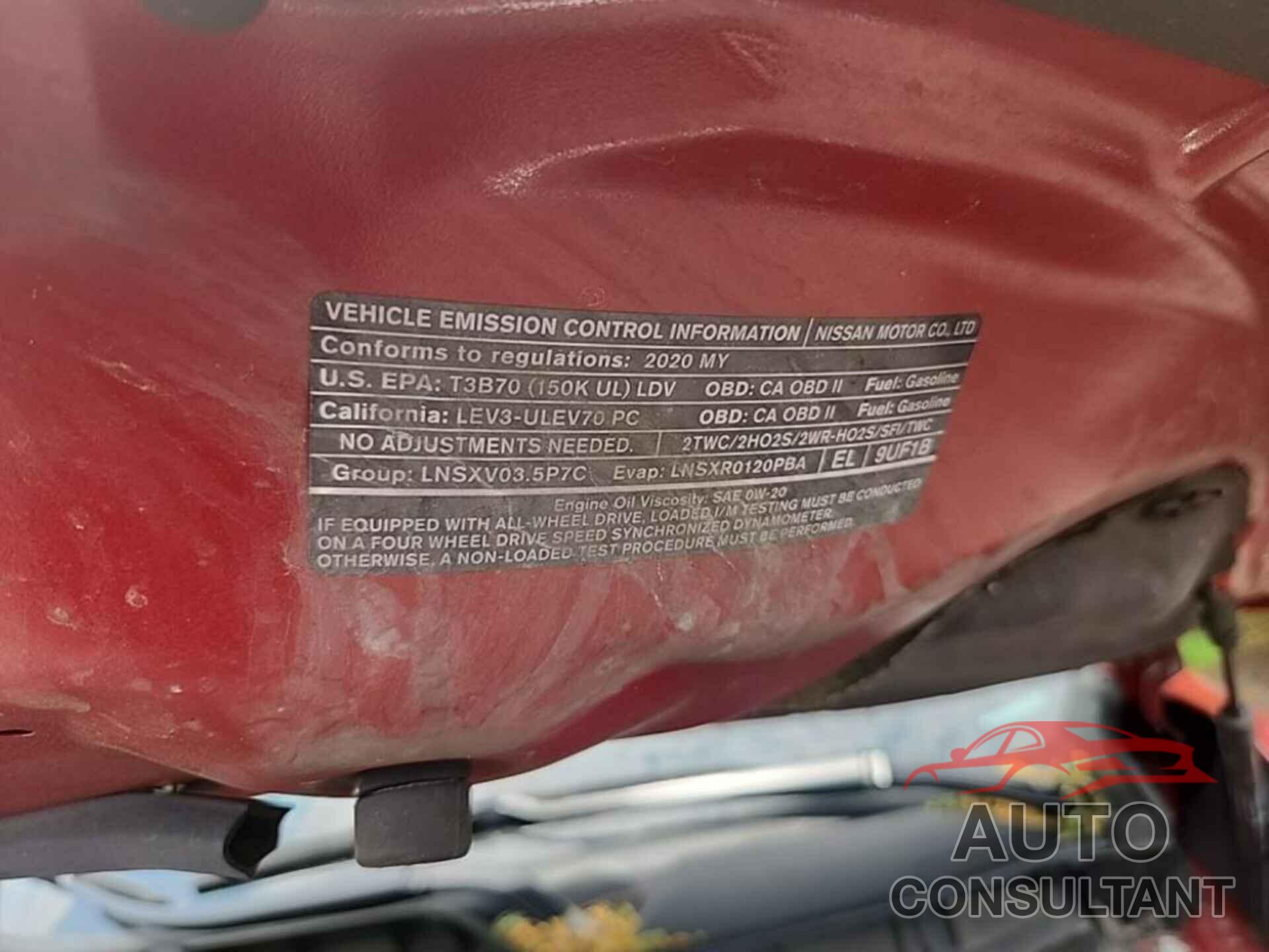 NISSAN MURANO 2020 - 5N1AZ2BS7LN112964