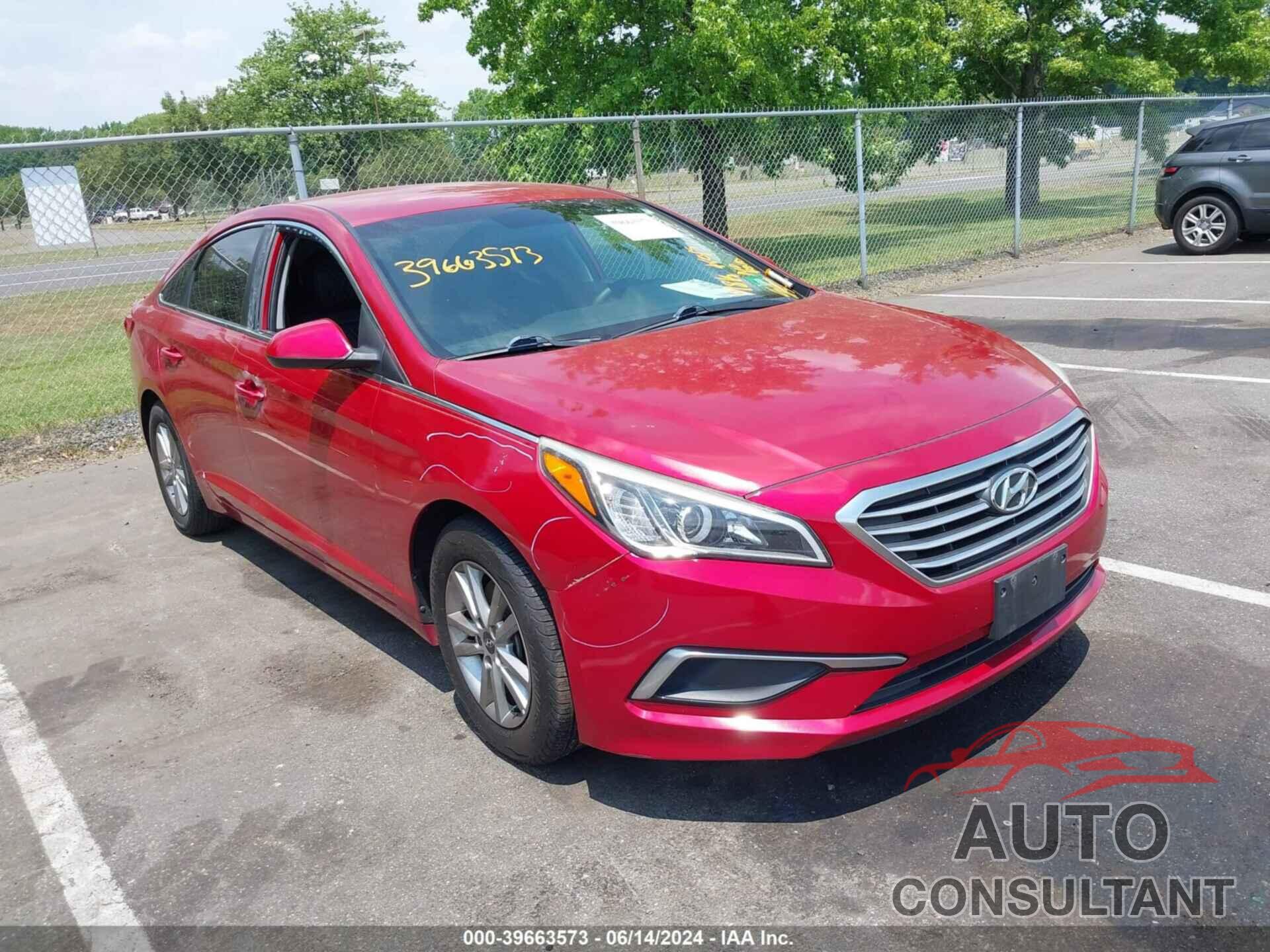 HYUNDAI SONATA 2017 - 5NPE24AF0HH470778