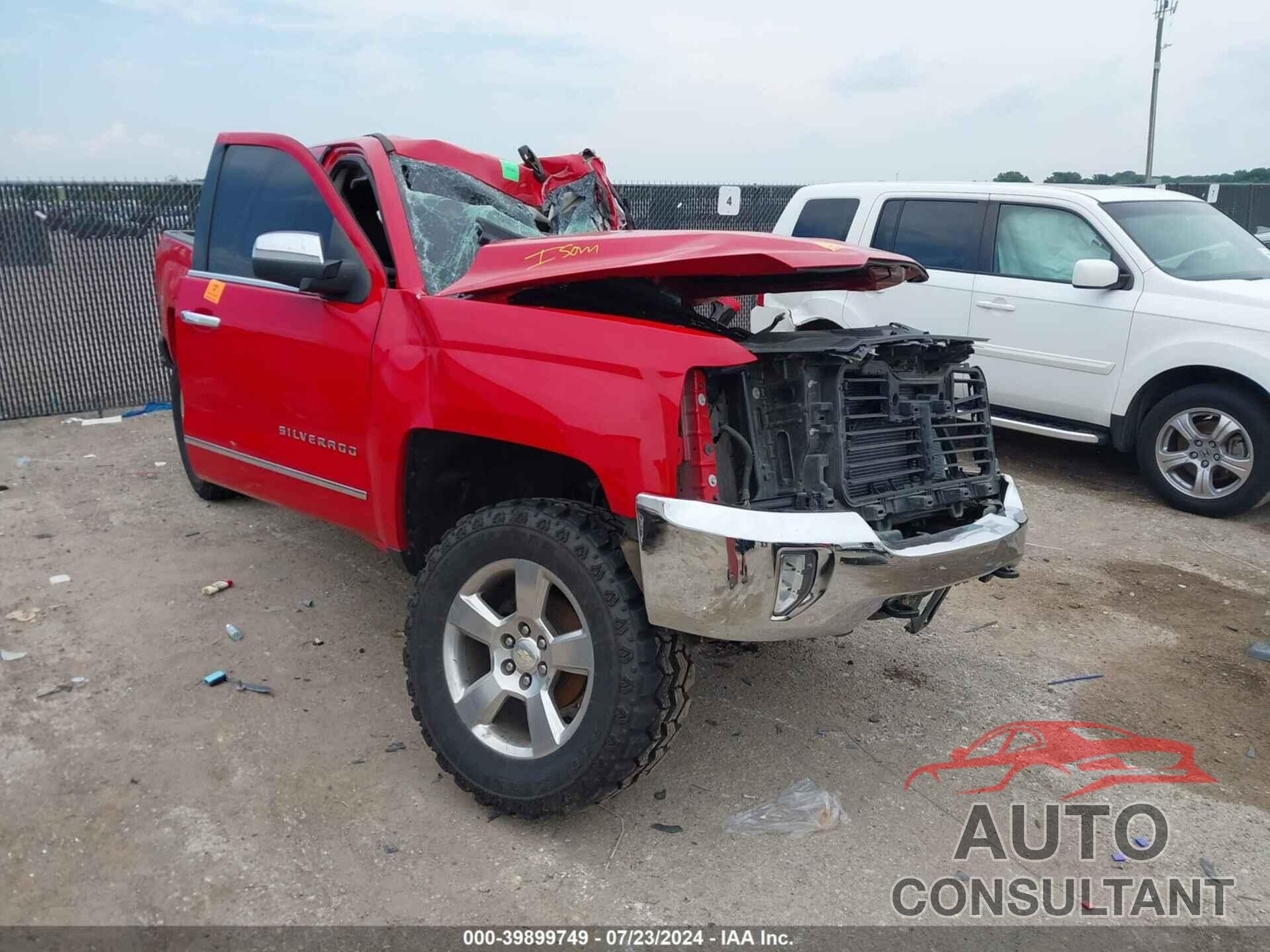 CHEVROLET SILVERADO 1500 2017 - 3GCUKSEC7HG345740