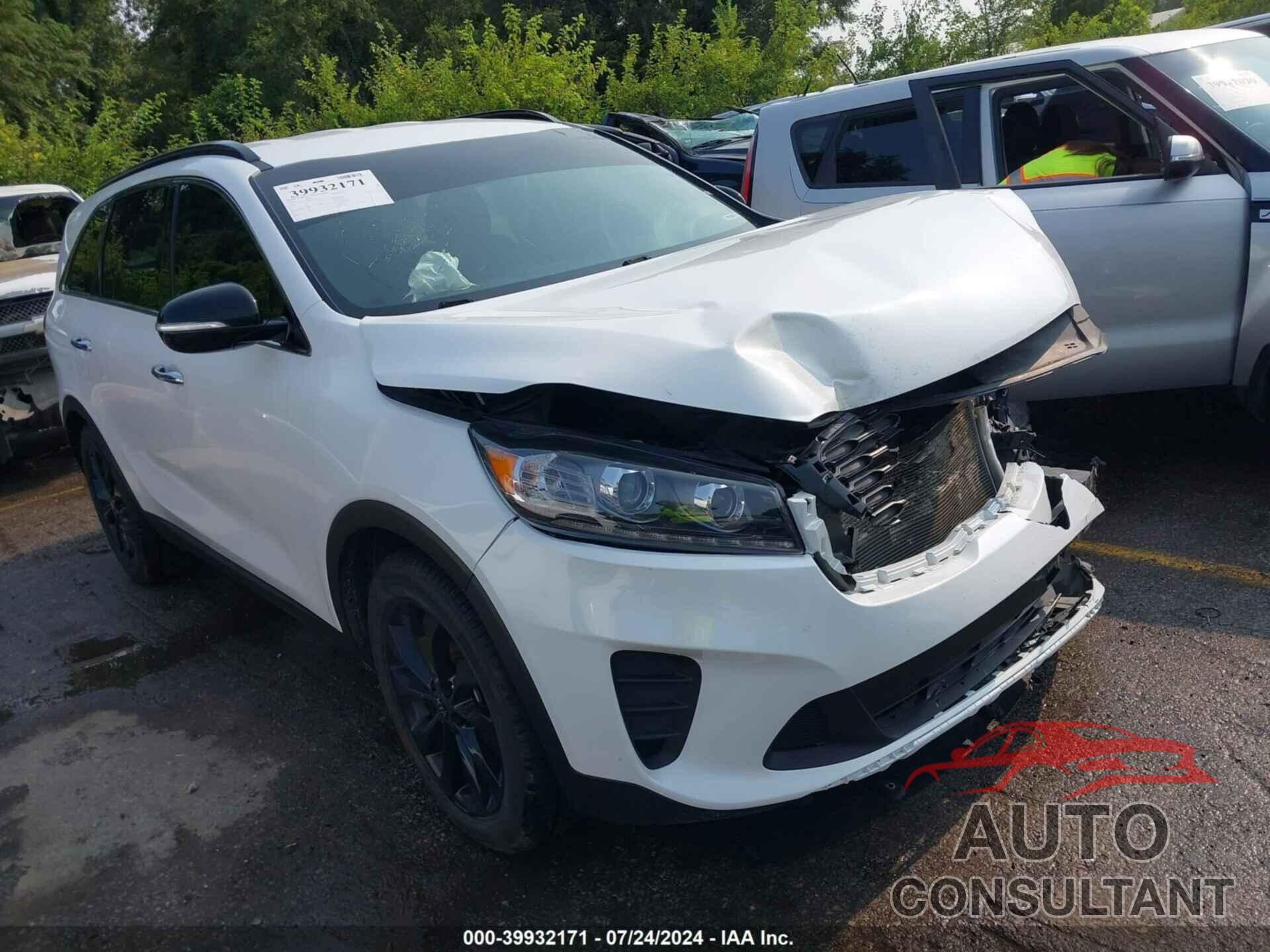 KIA SORENTO 2019 - 5XYPG4A52KG609115