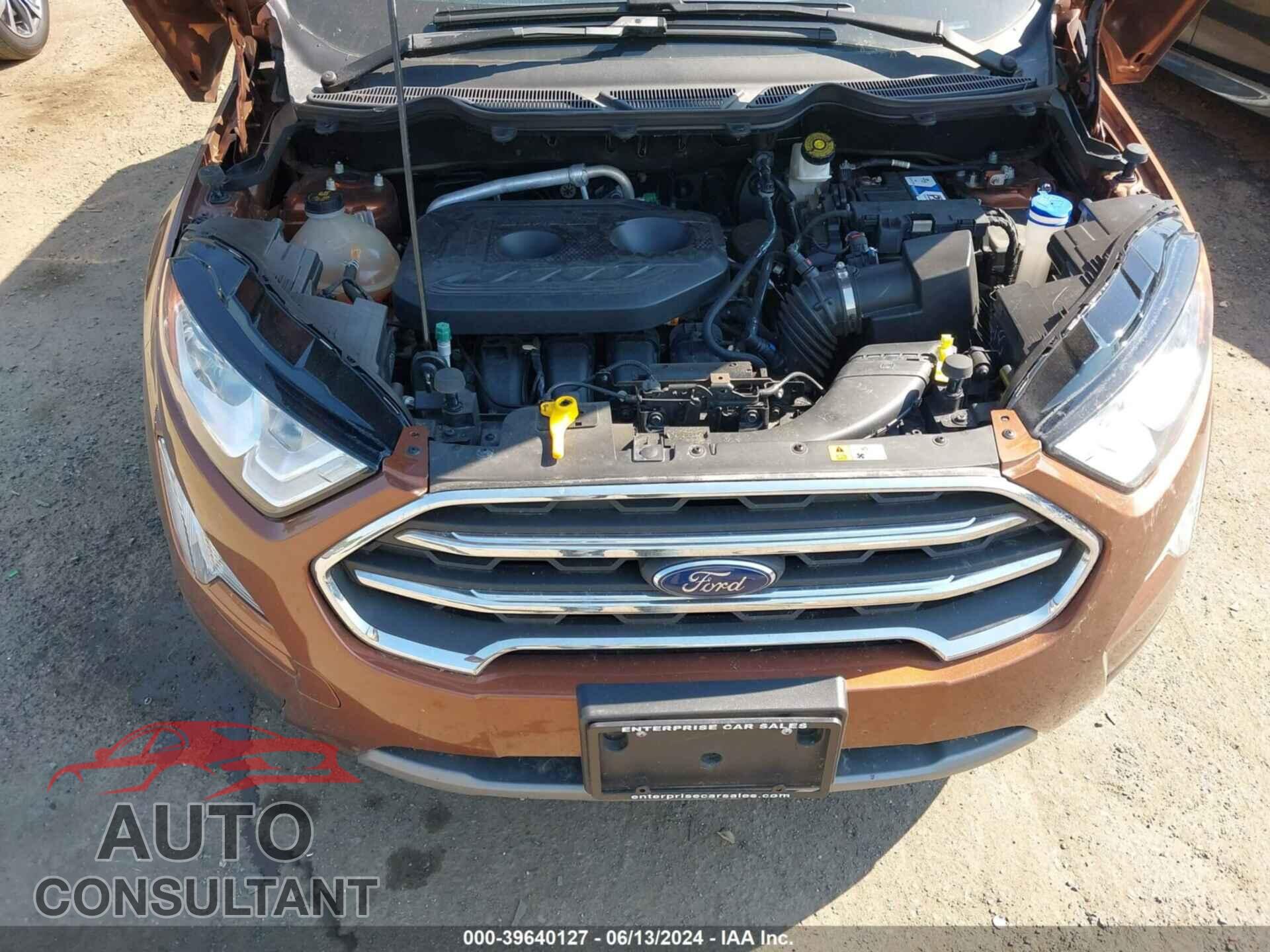 FORD ECOSPORT 2020 - MAJ6S3KL3LC366220
