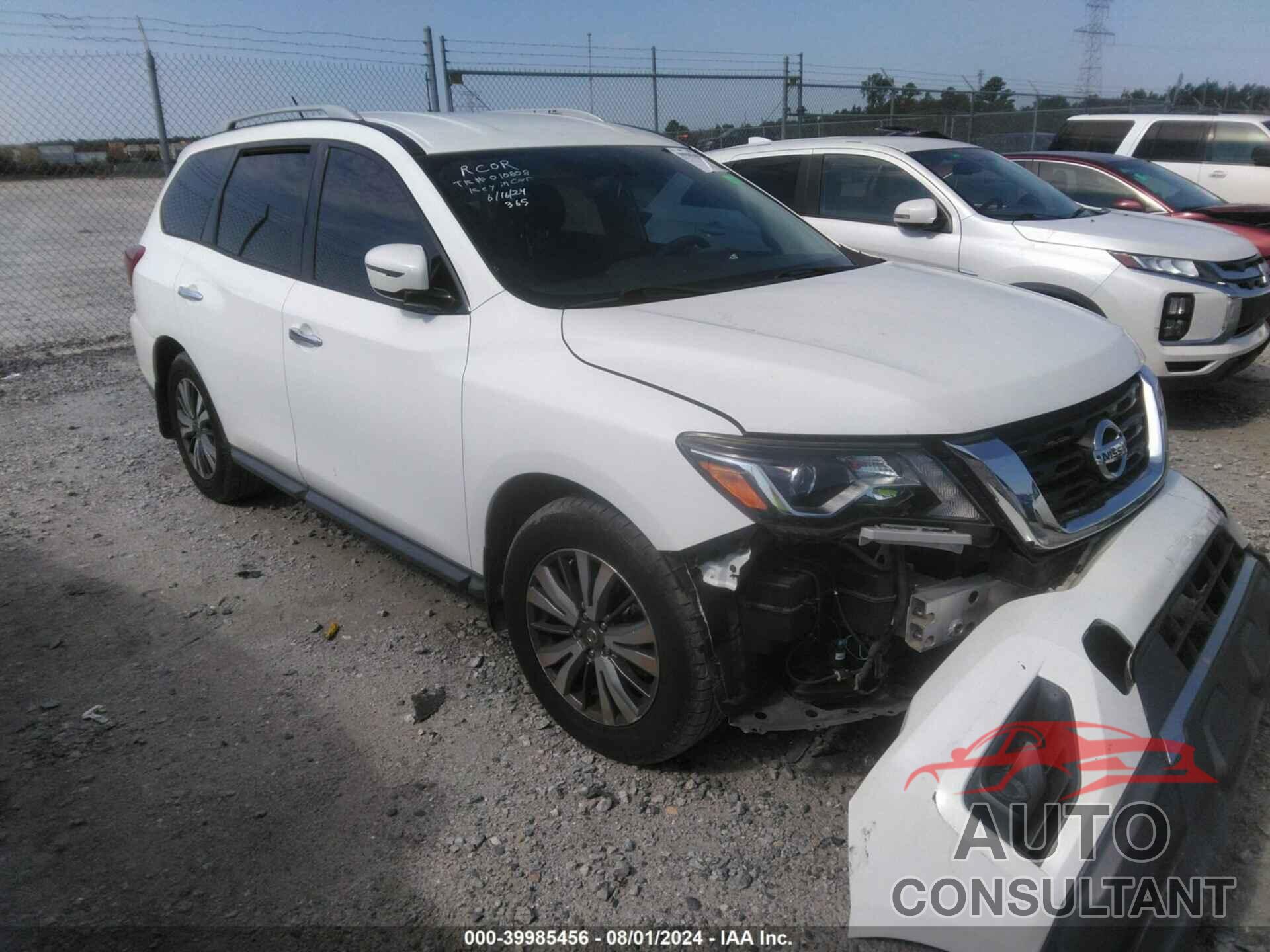 NISSAN PATHFINDER 2017 - 5N1DR2MN9HC608811