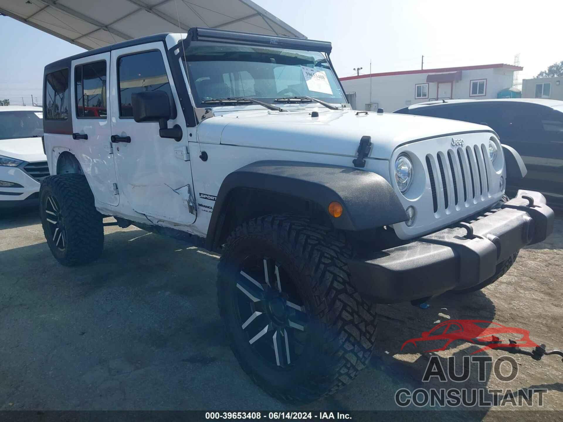 JEEP WRANGLER JK UNLIMITED 2018 - 1C4BJWDG6JL816517