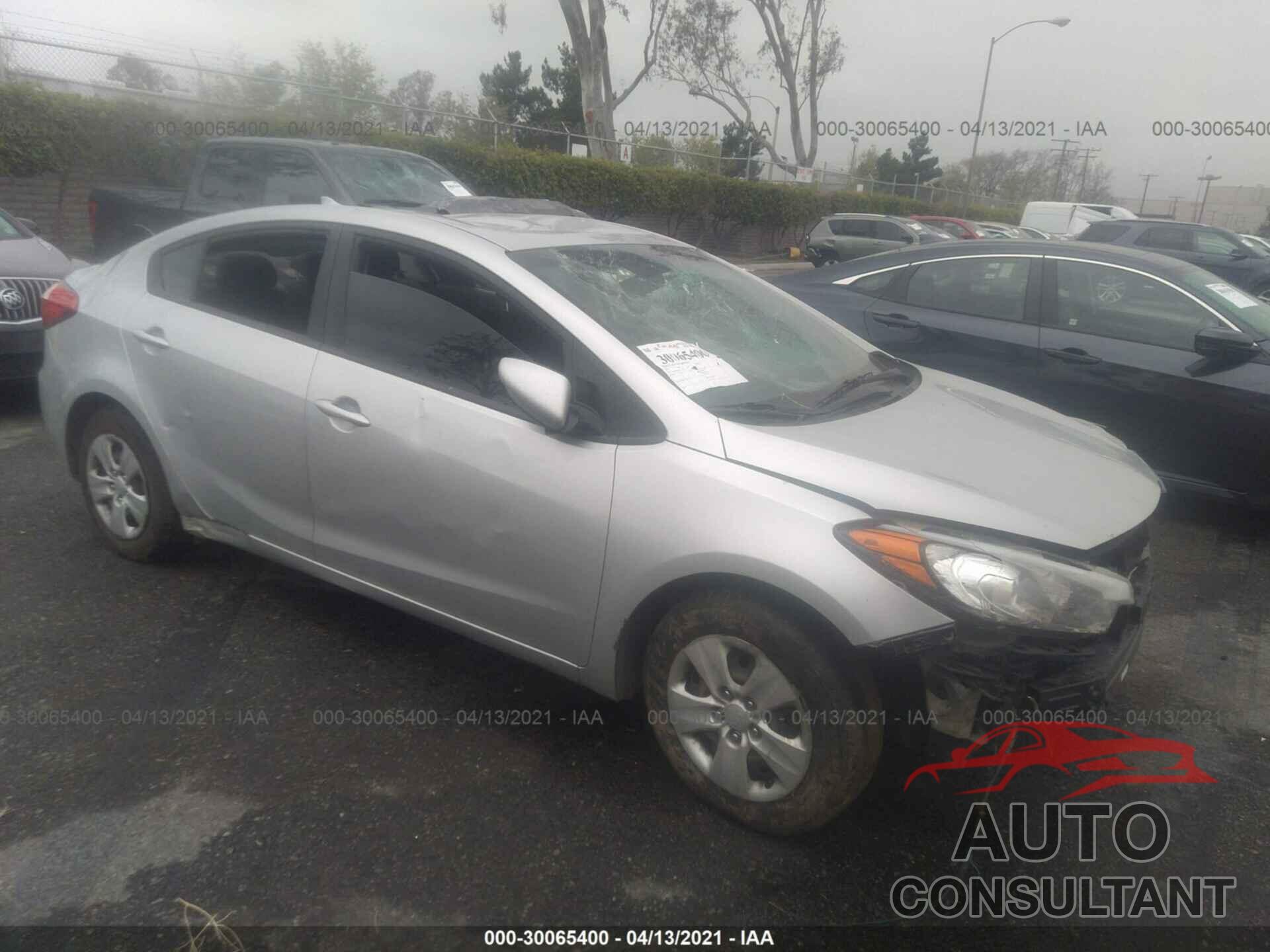 KIA FORTE 2016 - KNAFK4A66G5521751