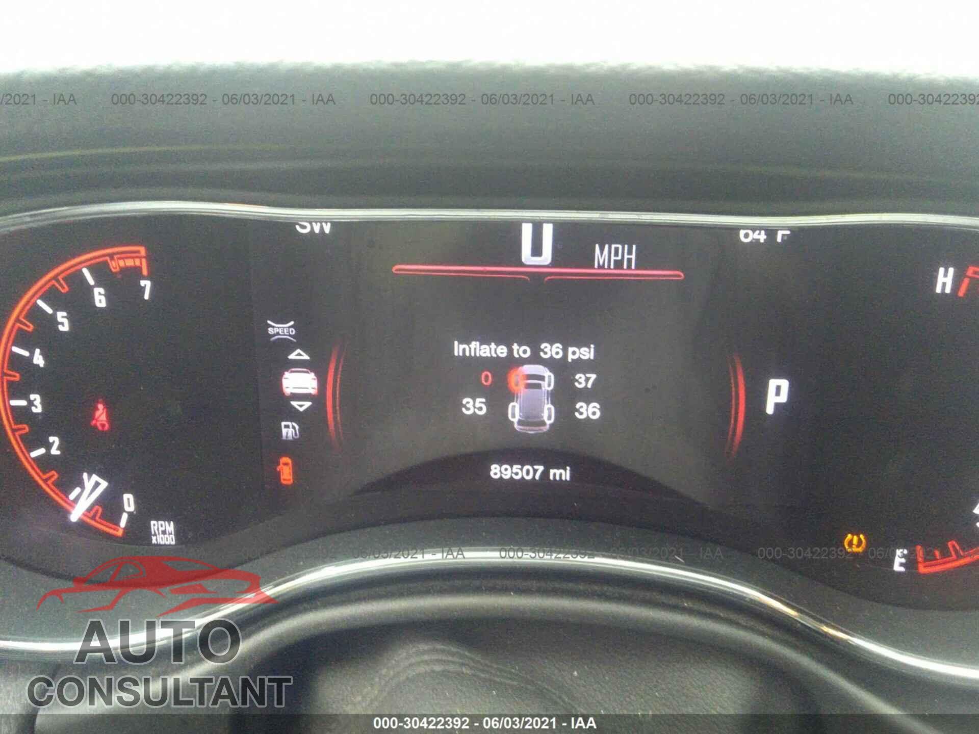 DODGE DURANGO 2017 - 1C4RDHAG4HC869183