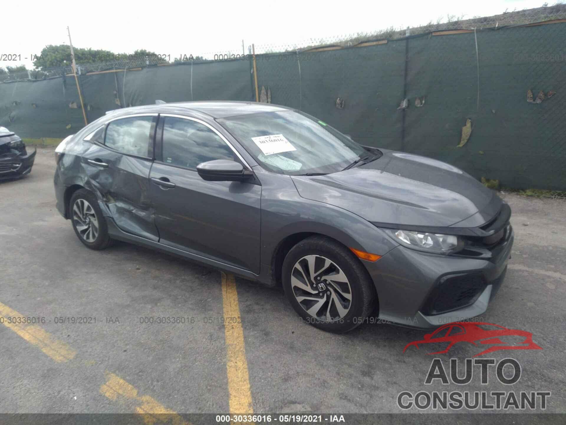 HONDA CIVIC HATCHBACK 2017 - SHHFK7H27HU206964