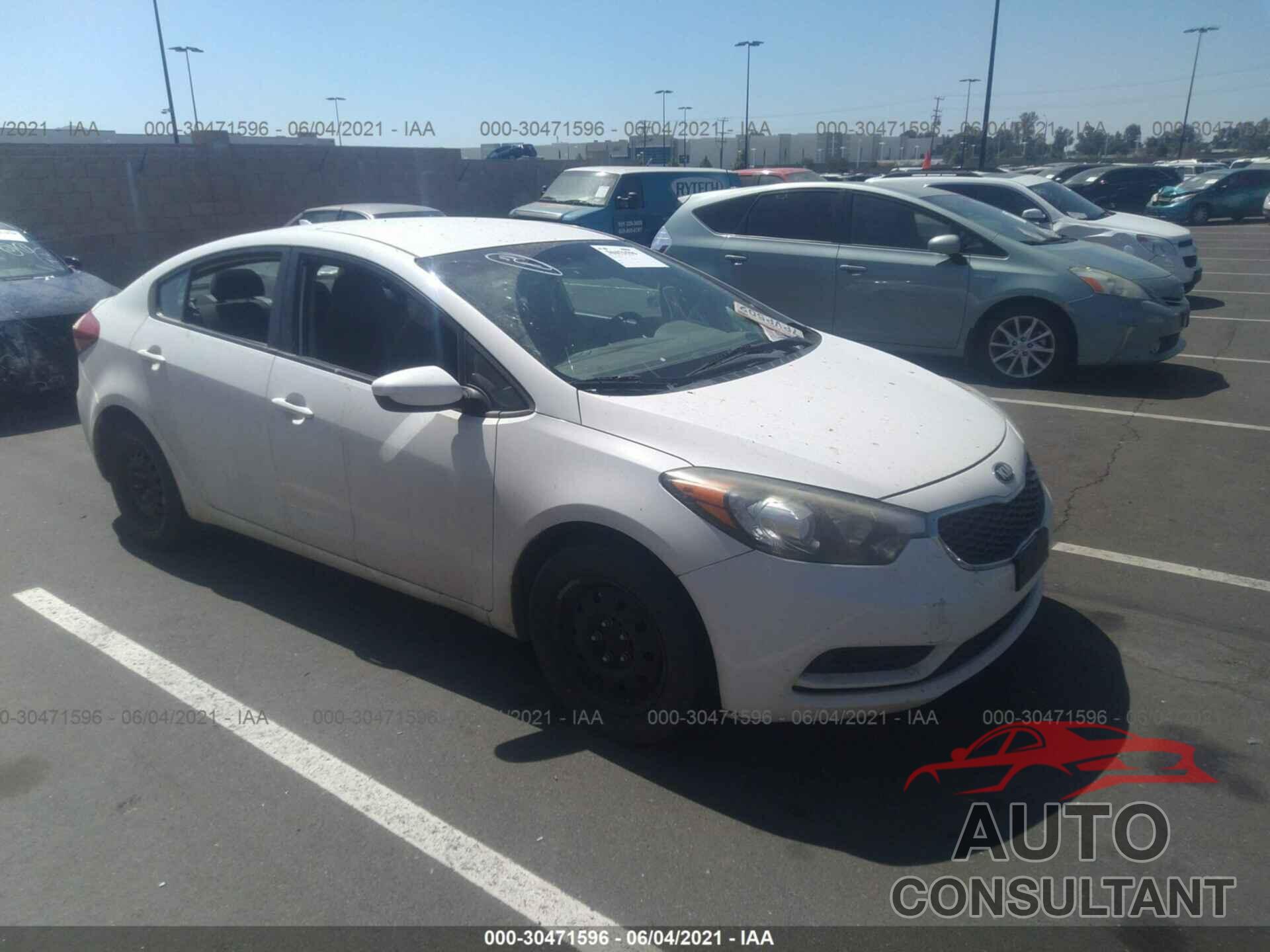 KIA FORTE 2016 - KNAFK4A64G5482268