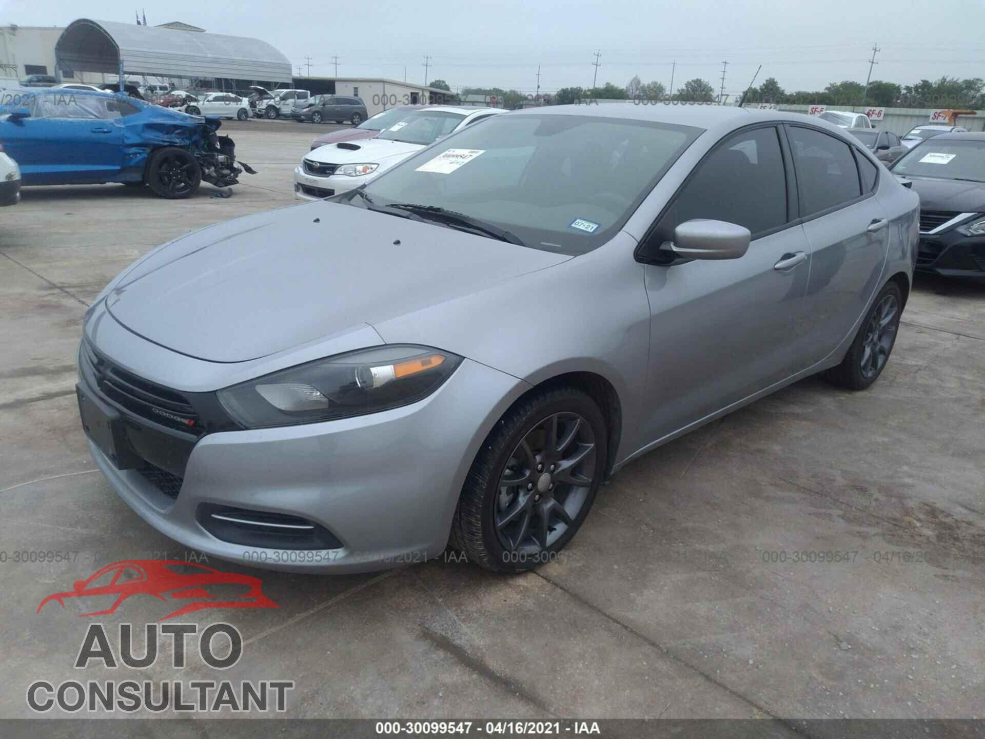 DODGE DART 2016 - 1C3CDFAA3GD661461