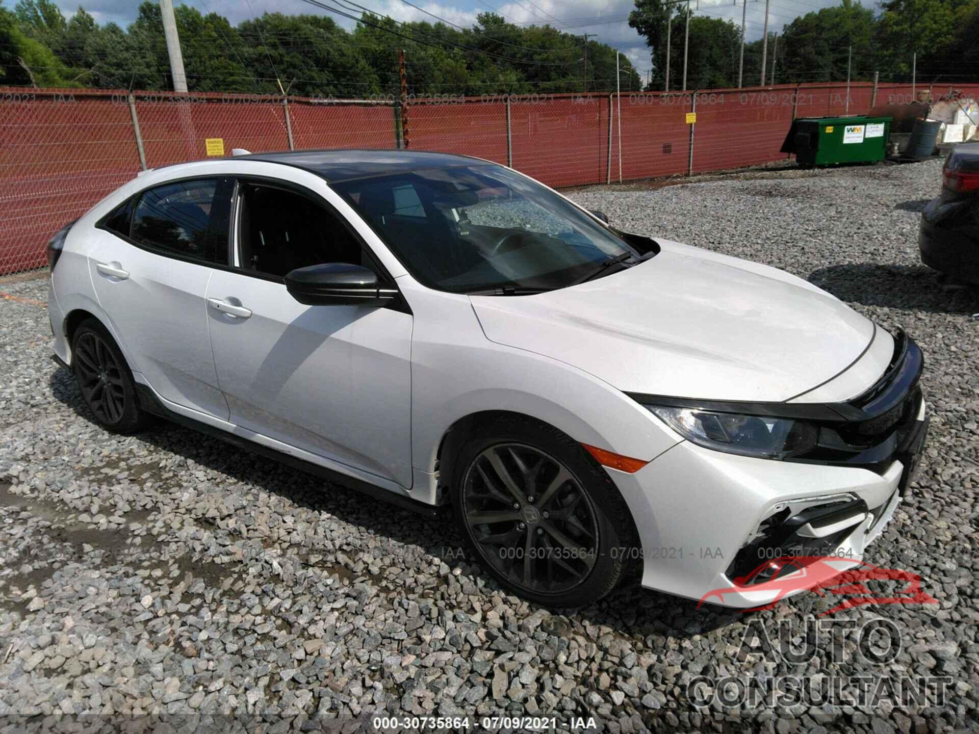 HONDA CIVIC HATCHBACK 2020 - SHHFK7H41LU405020