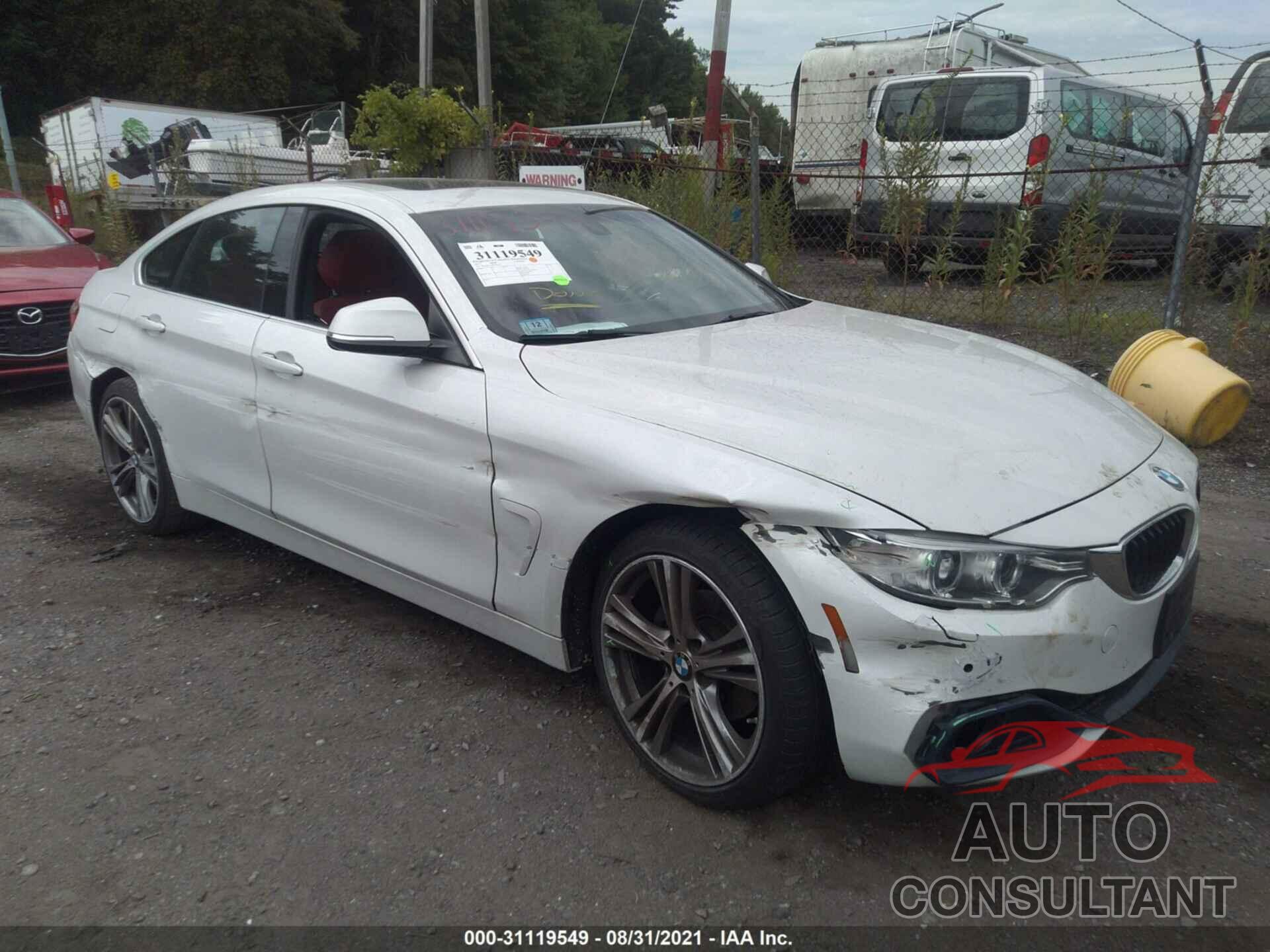 BMW 4 SERIES 2017 - WBA4F9C56HG792473