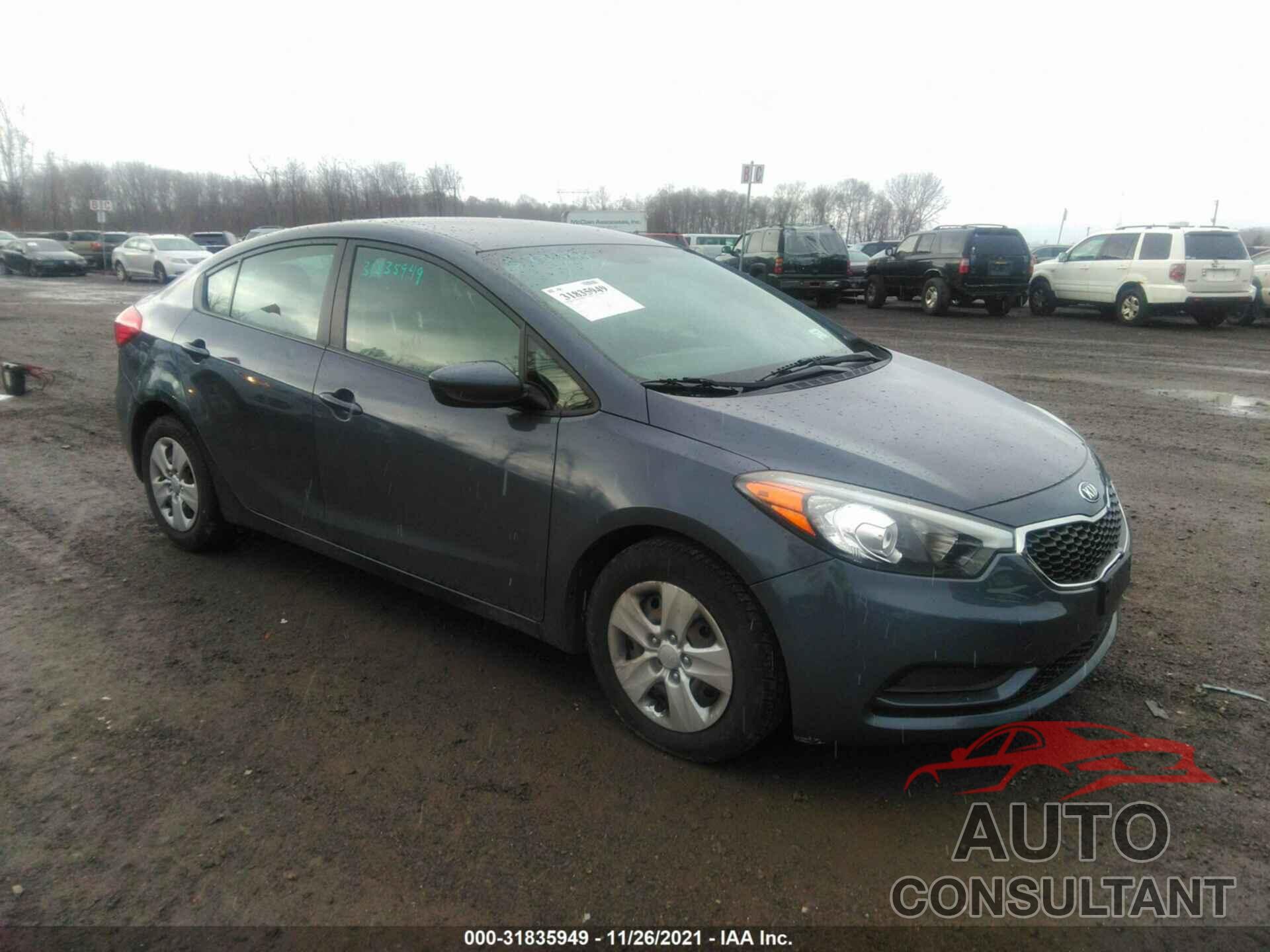 KIA FORTE 2016 - KNAFK4A69G5540178