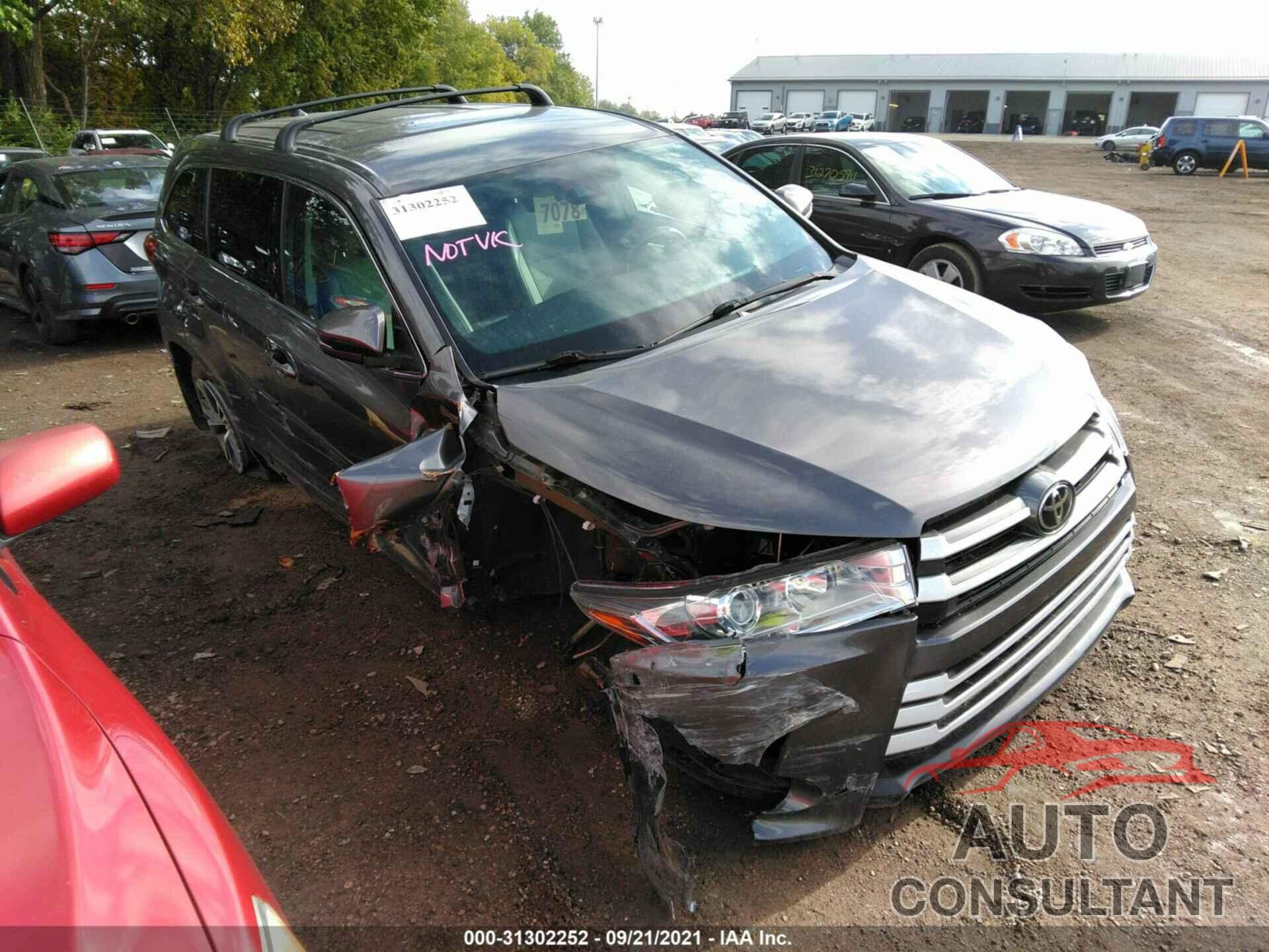 TOYOTA HIGHLANDER 2017 - 5TDBZRFH2HS372903