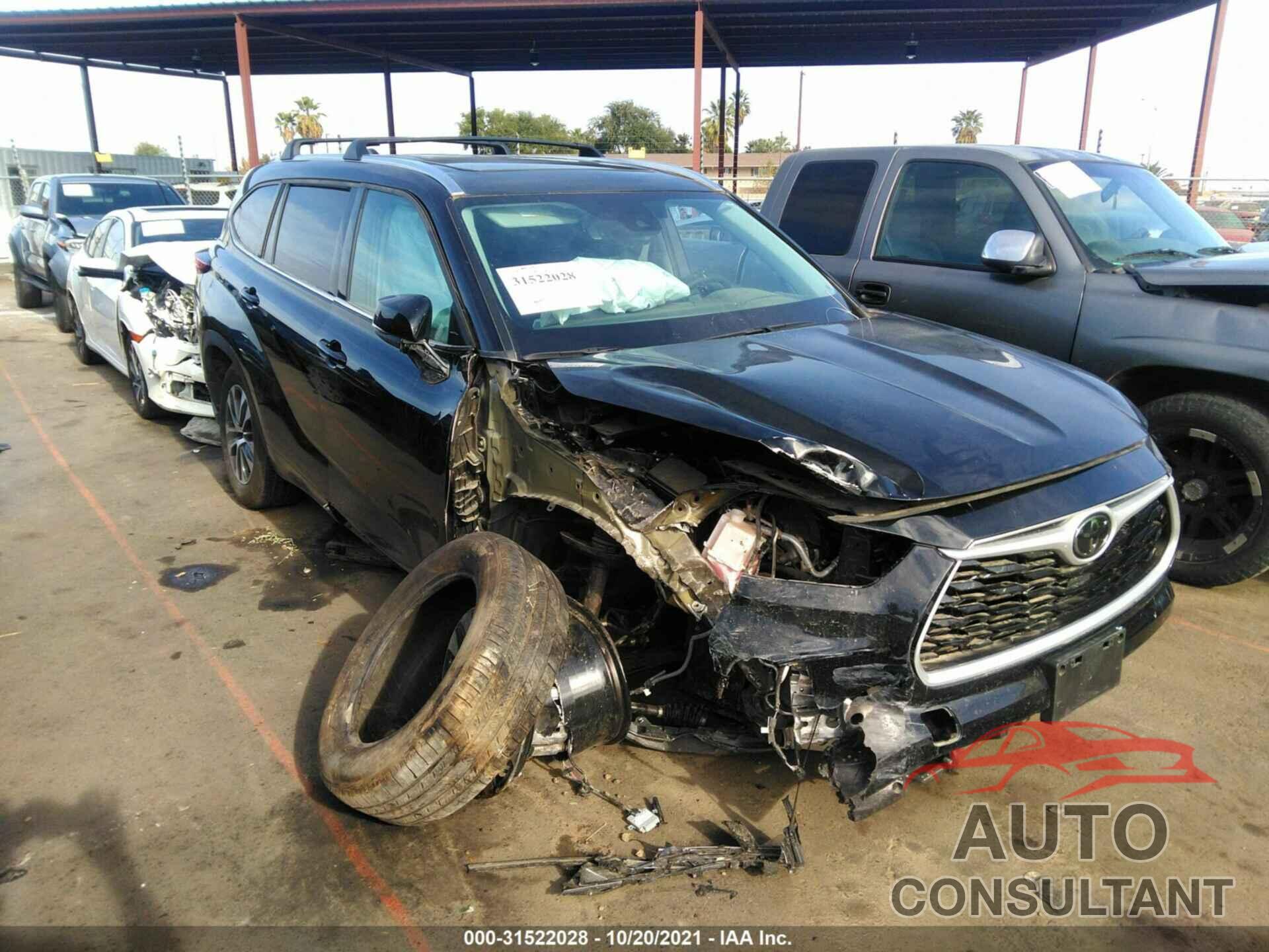 TOYOTA HIGHLANDER 2021 - 5TDHZRAH9MS031882