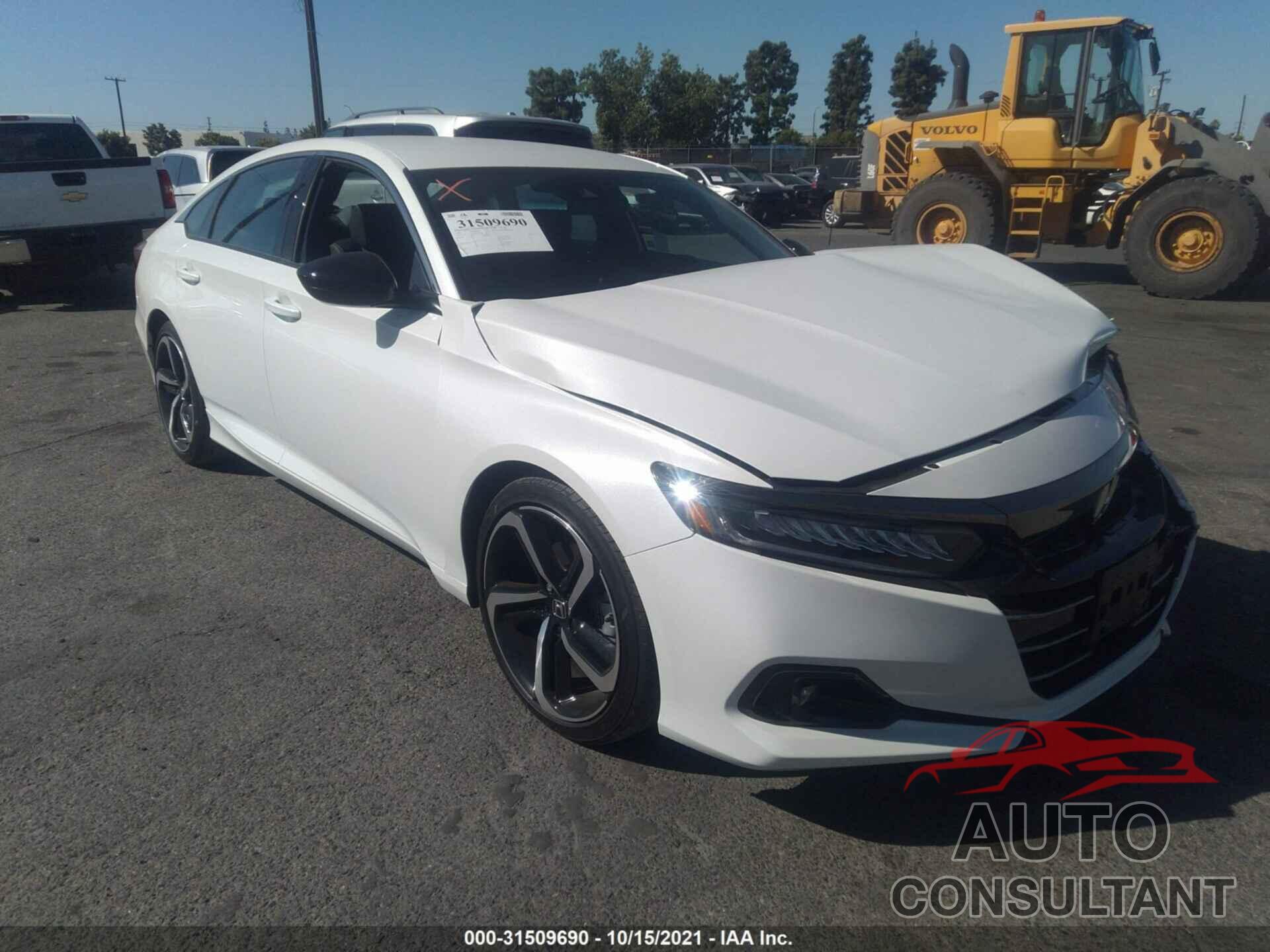 HONDA ACCORD SEDAN 2021 - 1HGCV1F30MA001656
