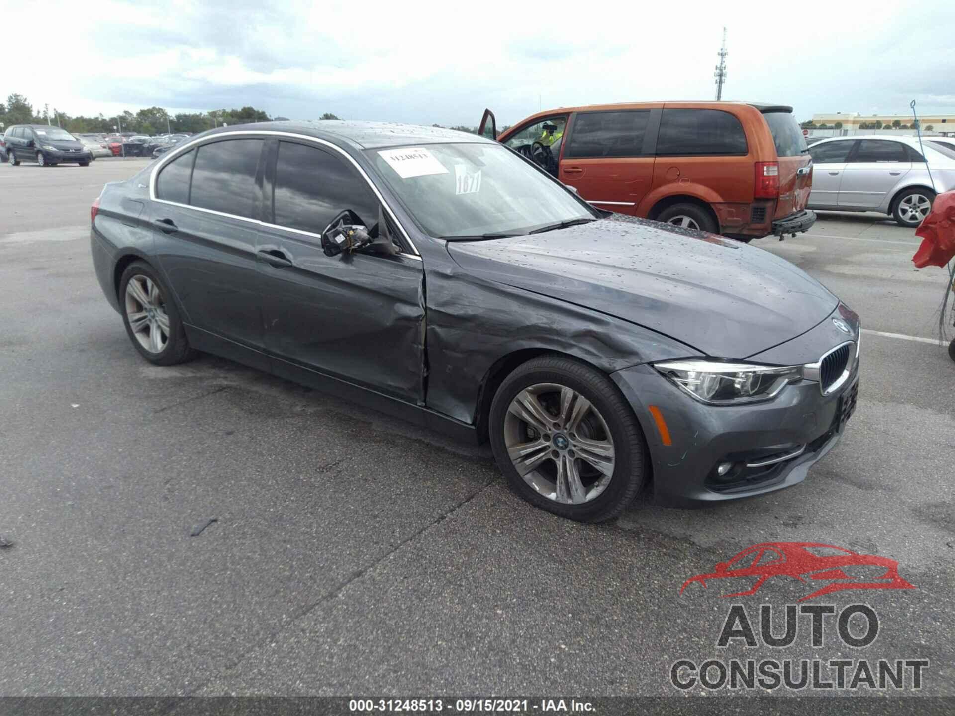 BMW 3 SERIES 2018 - WBA8E1C52JA762773
