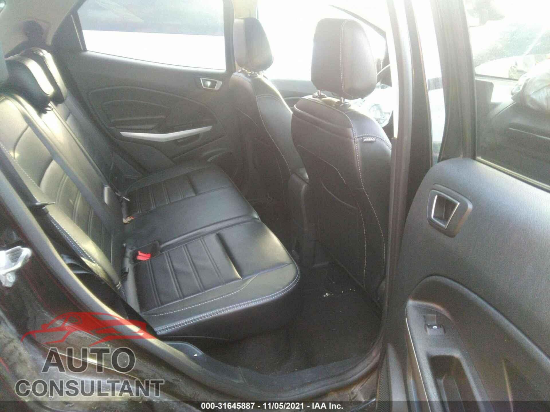 FORD ECOSPORT 2019 - MAJ6S3KL4KC294006