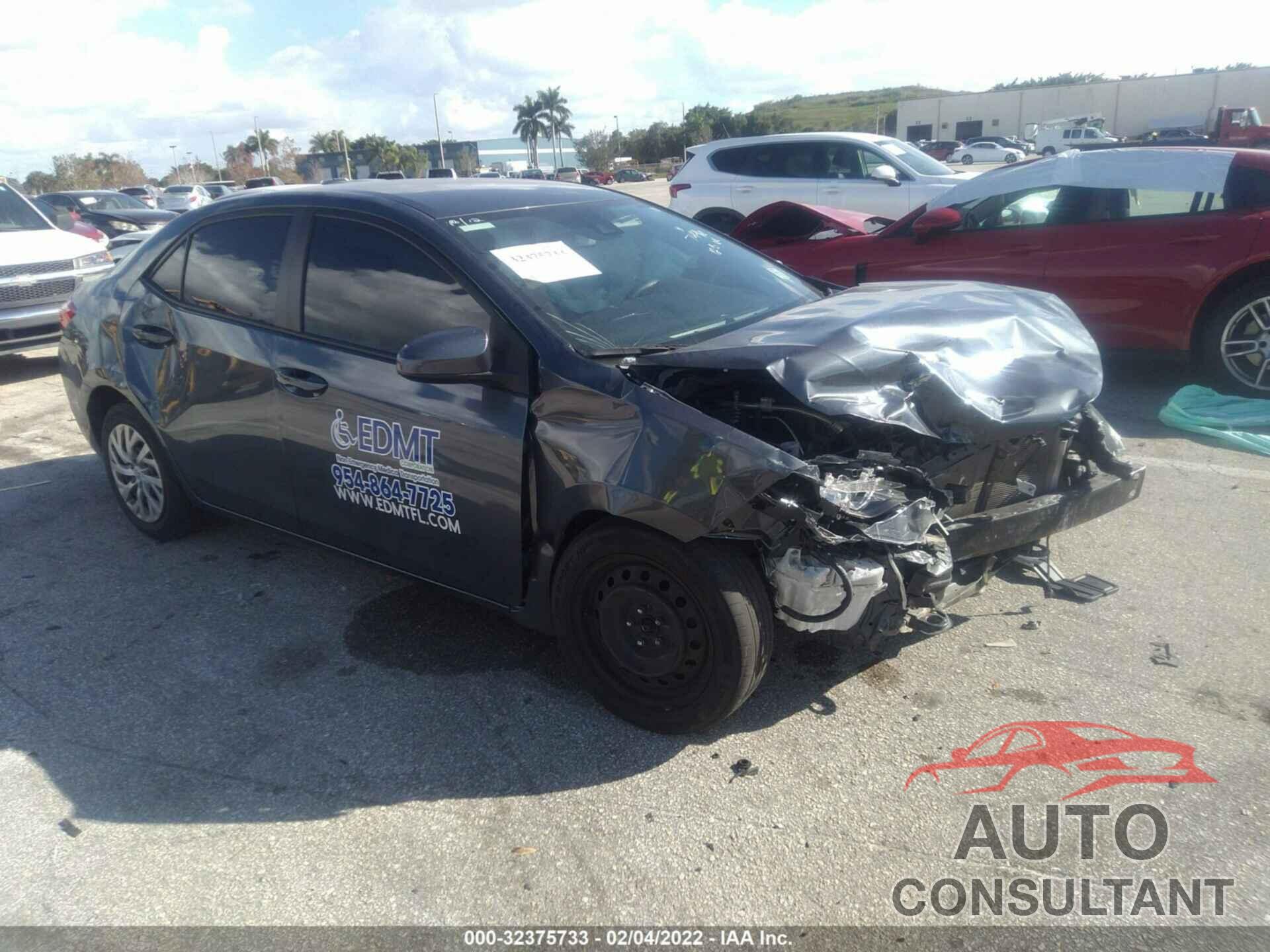 TOYOTA COROLLA 2019 - 2T1BURHE3KC167446