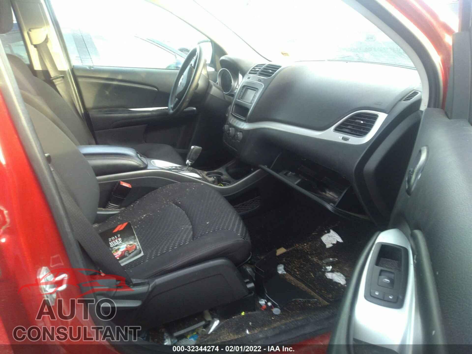 DODGE JOURNEY 2017 - 3C4PDCAB9HT573272