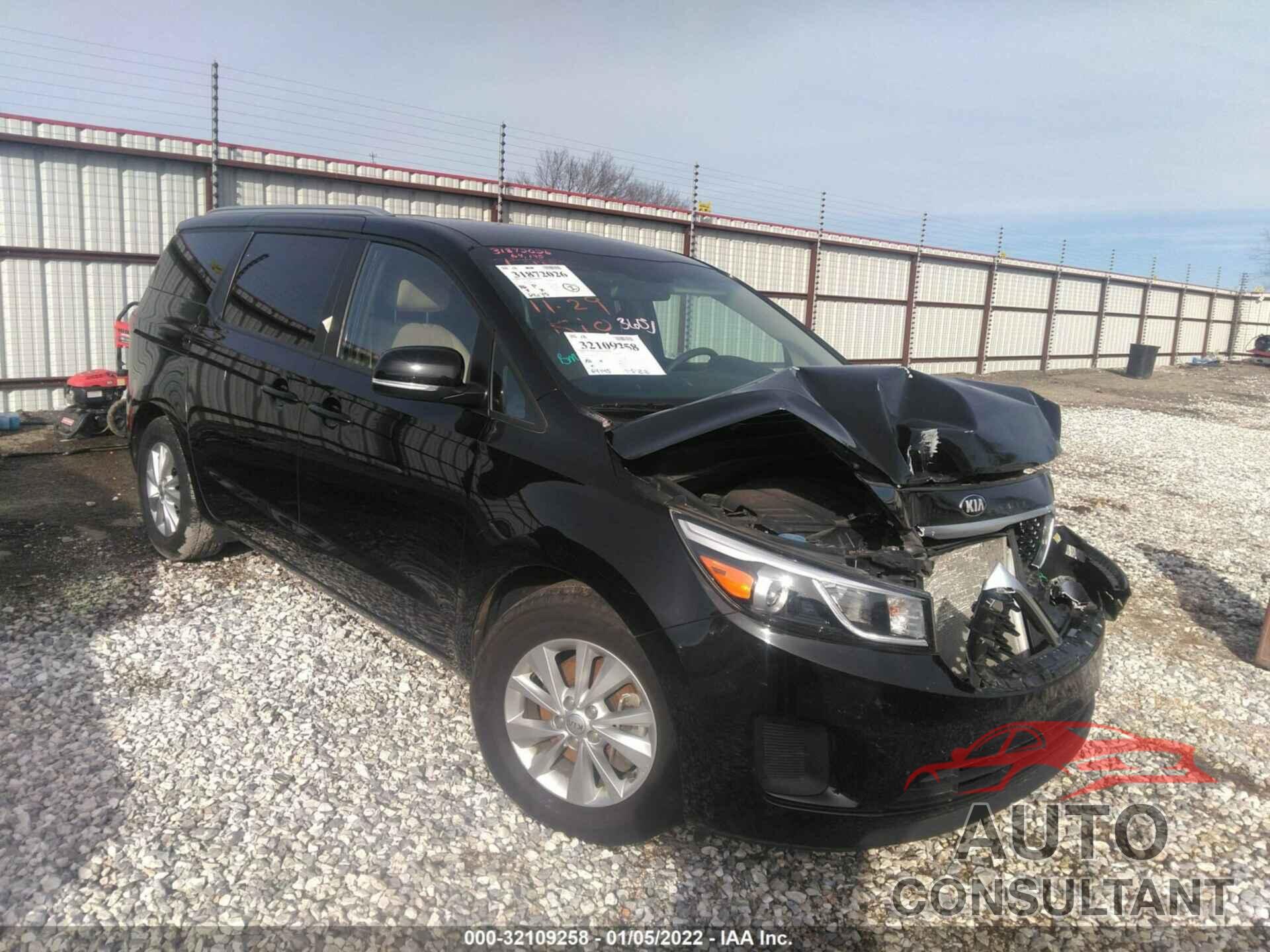 KIA SEDONA 2016 - KNDMB5C10G6192606