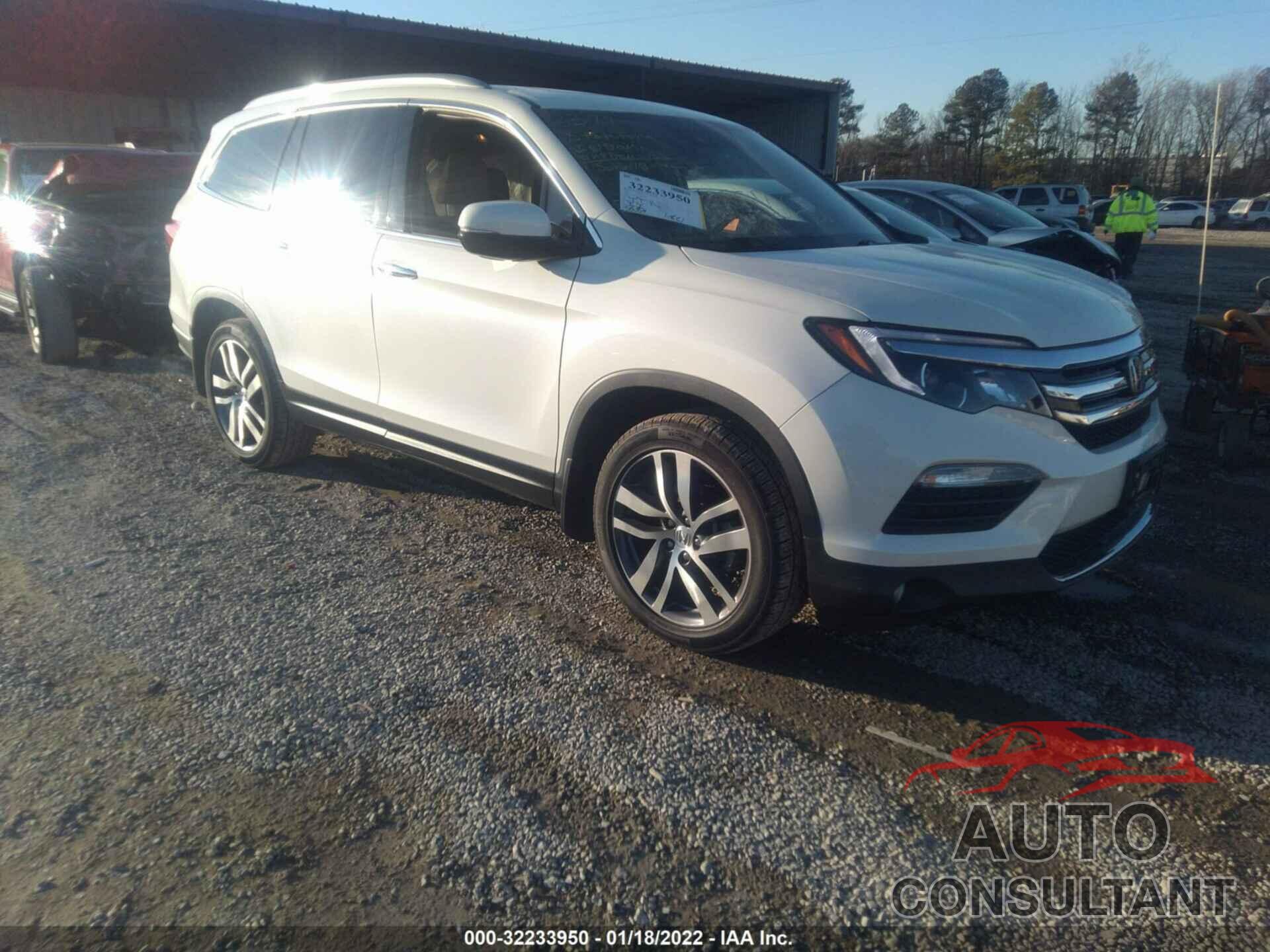 HONDA PILOT 2017 - 5FNYF6H01HB071522