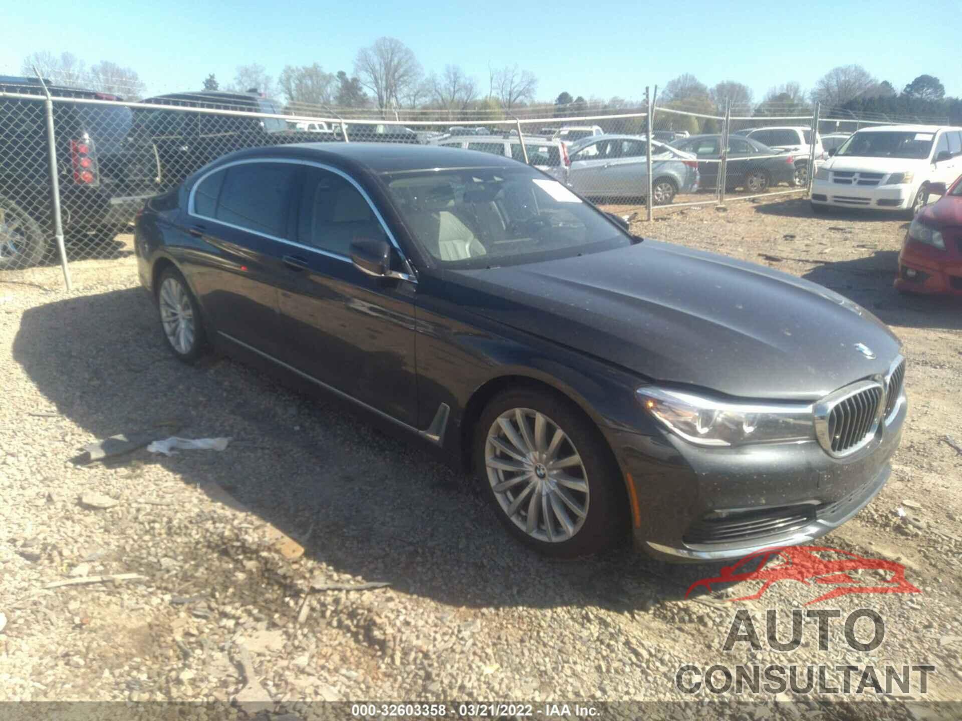 BMW 7 SERIES 2016 - WBA7E2C59GG546944