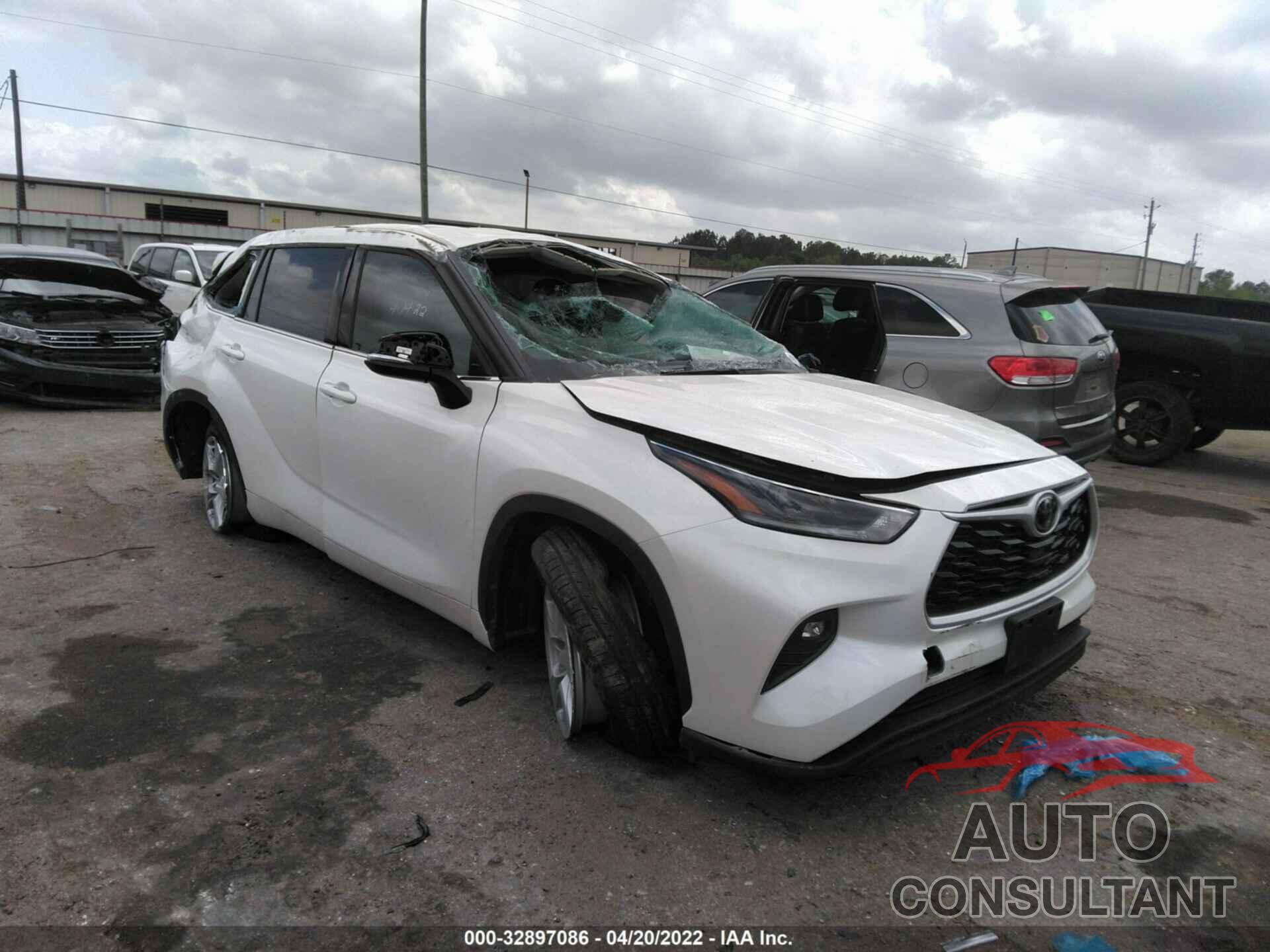 TOYOTA HIGHLANDER 2021 - 5TDZZRAH0MS077265