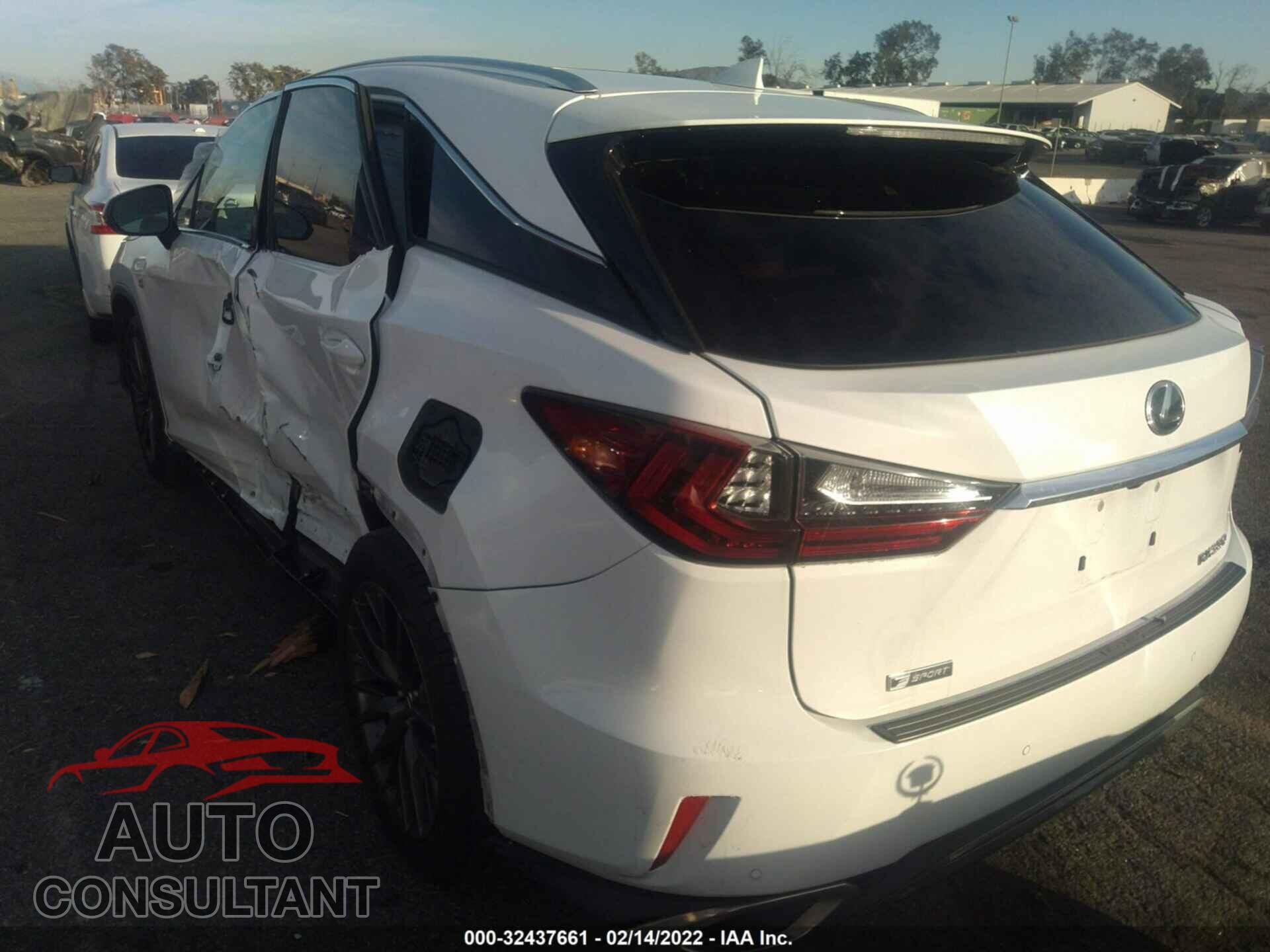 LEXUS RX 2017 - 2T2ZZMCA8HC053602