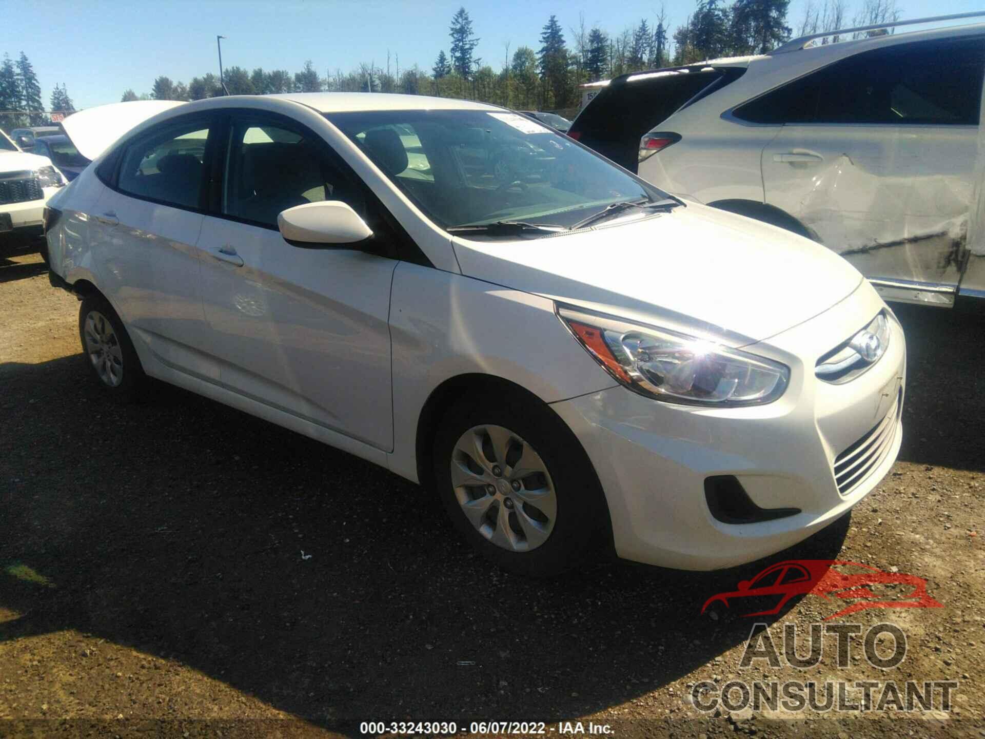 HYUNDAI ACCENT 2017 - KMHCT4AE4HU272153