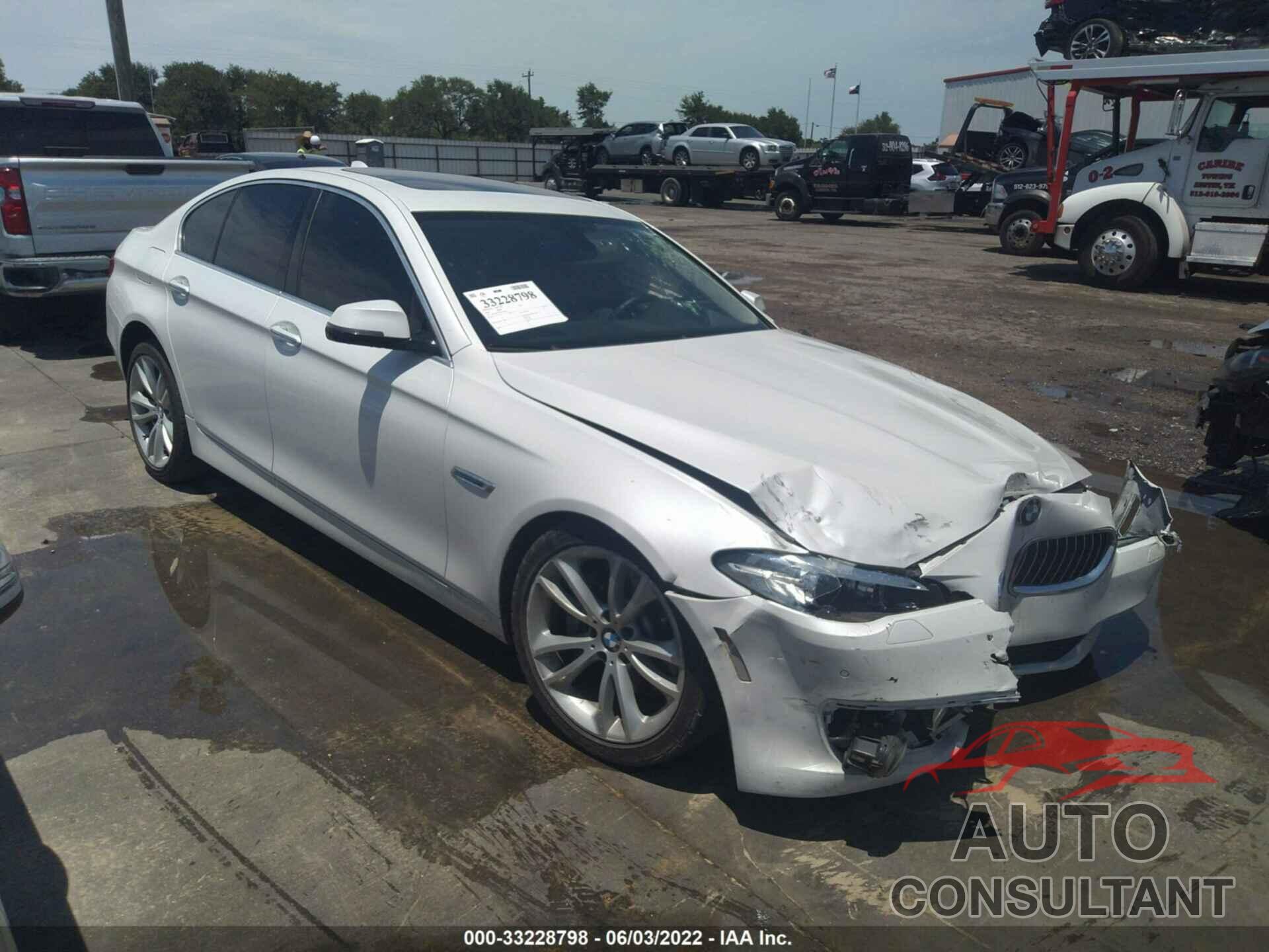 BMW 5 SERIES 2016 - WBA5B1C53GG551843