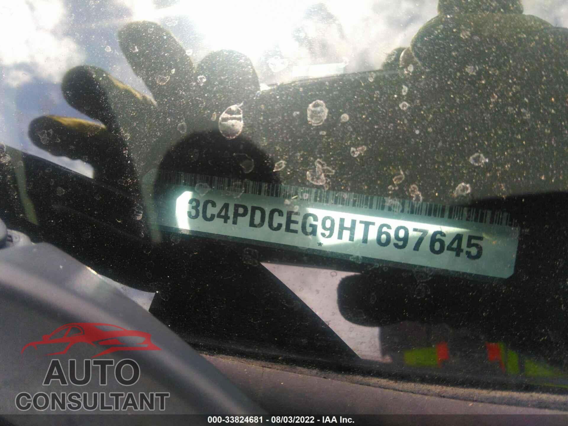 DODGE JOURNEY 2017 - 3C4PDCEG9HT697645
